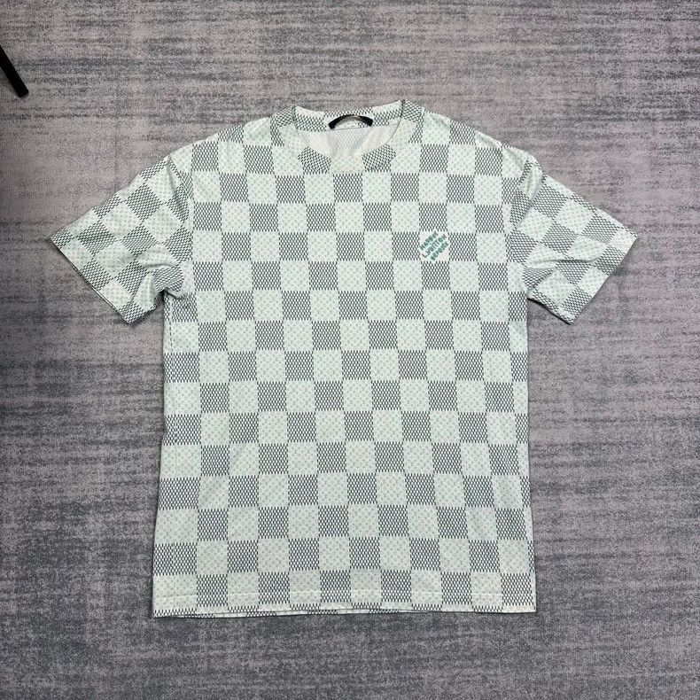 Louis Vuitton Louis Vuitton SS24 Checkerboard Short Sleeve Tee Size US L / EU 52-54 / 3 - 1 Thumbnail