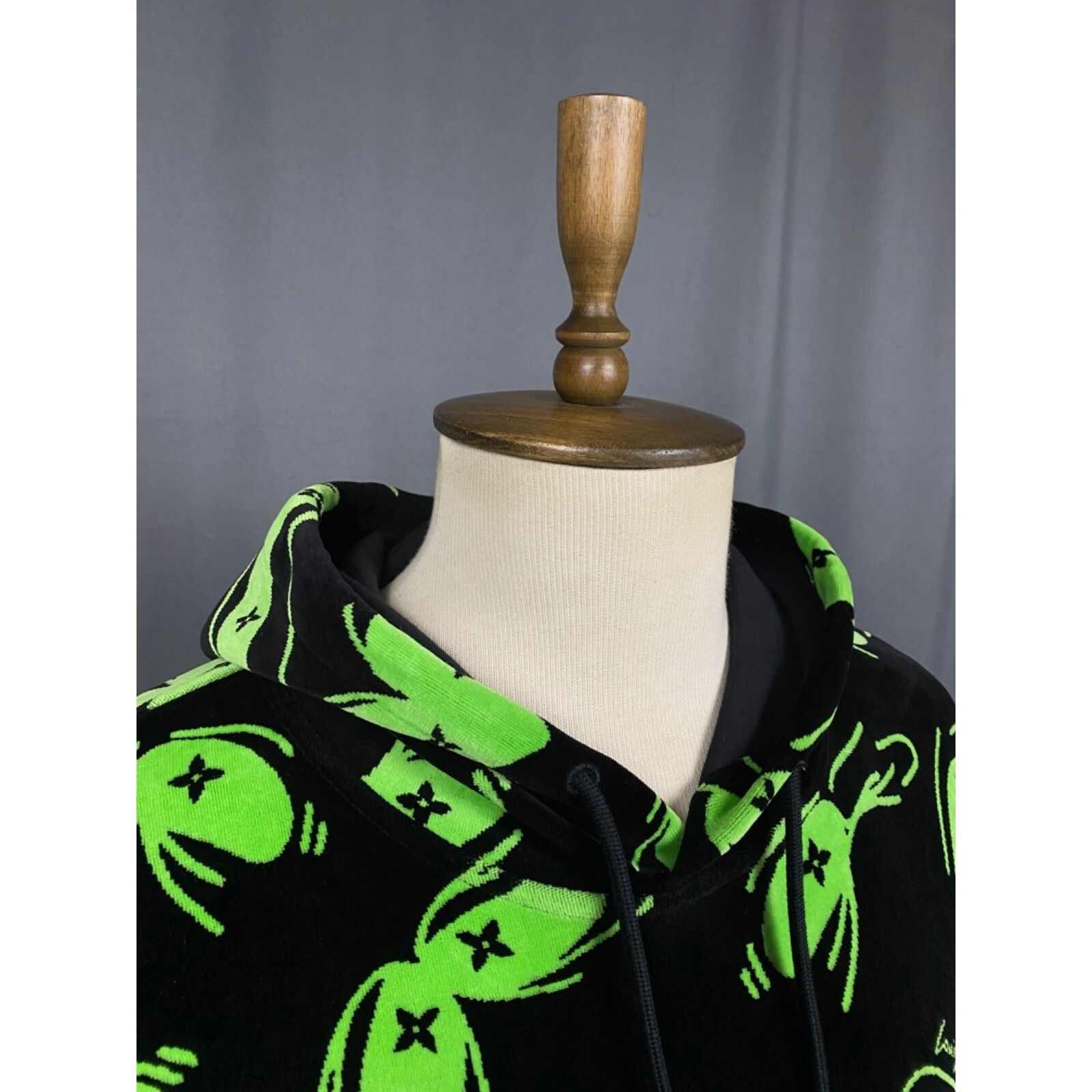 Louis Vuitton RARE! LV Louis Vuittons Eyes Graphic Jacquard Hoodie Black S Size US XL / EU 56 / 4 - 6 Thumbnail