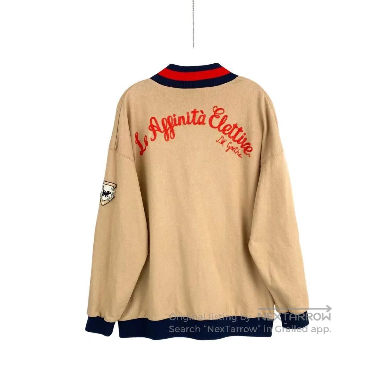 Gucci Guicci Mushroom embroidered back slogan cardigan| Size S / US 4 / IT 40 - 2 Thumbnail