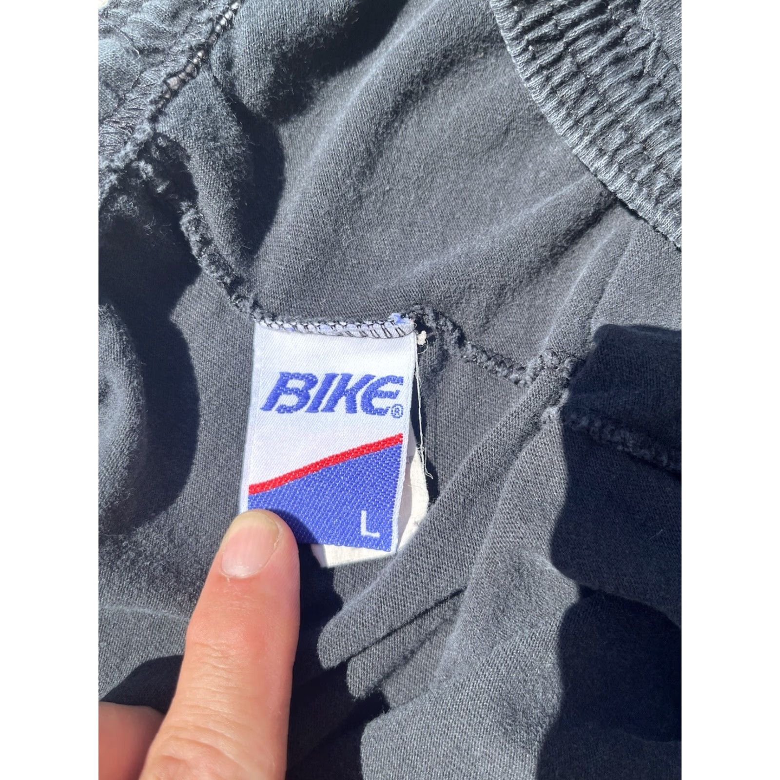 Vintage VINTAGE Bike Men's Sweatpants Black L 90s Streetwear Activewear Joggers USA Stretch Comfortable Size US 33 - 2 Thumbnail