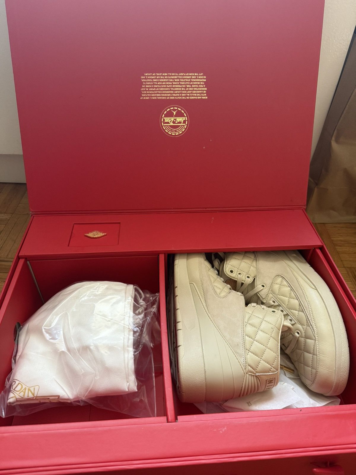 Just Don × Nike 2016 Nike Air Jordan 2 Just Don Beach DS Brand New with Box Size US 9.5 / EU 42-43 - 3 Thumbnail