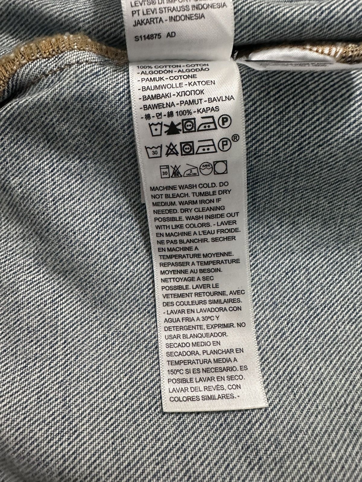 DENIM TEARS × Levi's Denim Tears x Levi's Jacket Size US S / EU 44-46 / 1 - 11 Thumbnail