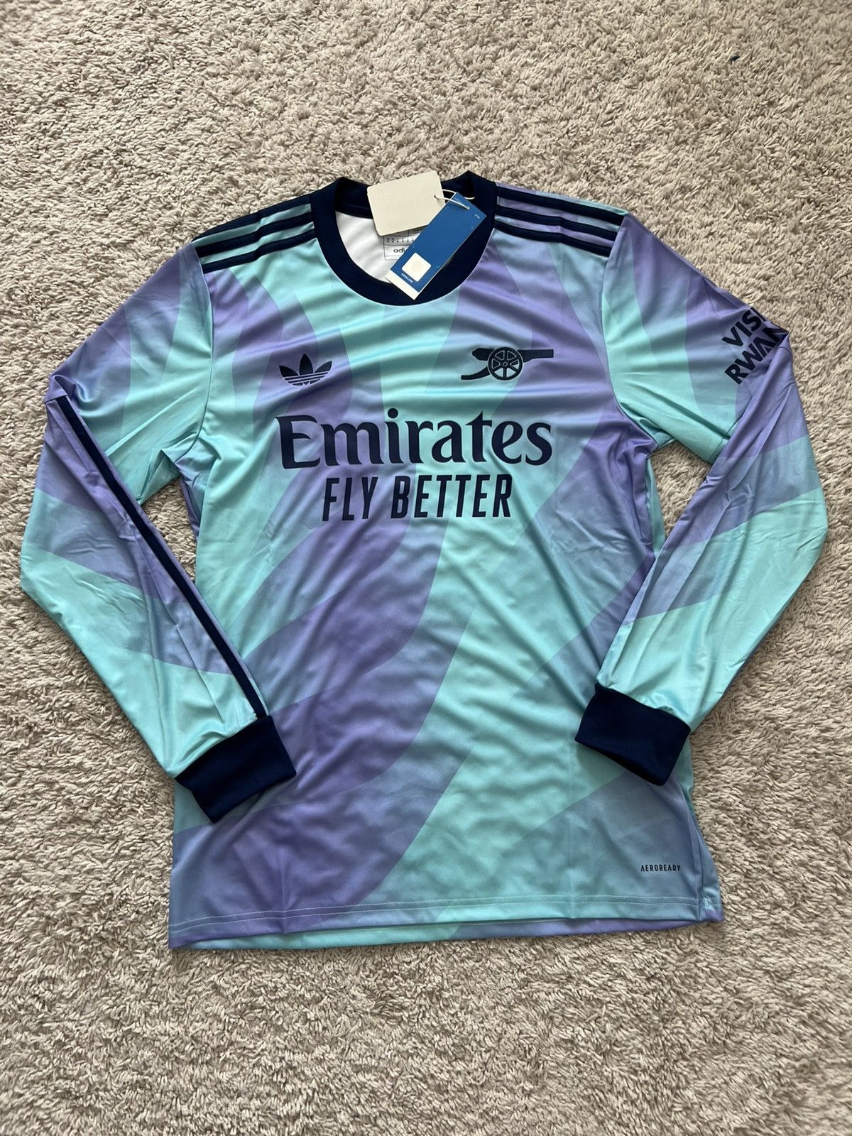 Adidas Adidas Arsenal 24/25 Long Sleeve Third Jersey Size US L / EU 52-54 / 3 - 7 Thumbnail