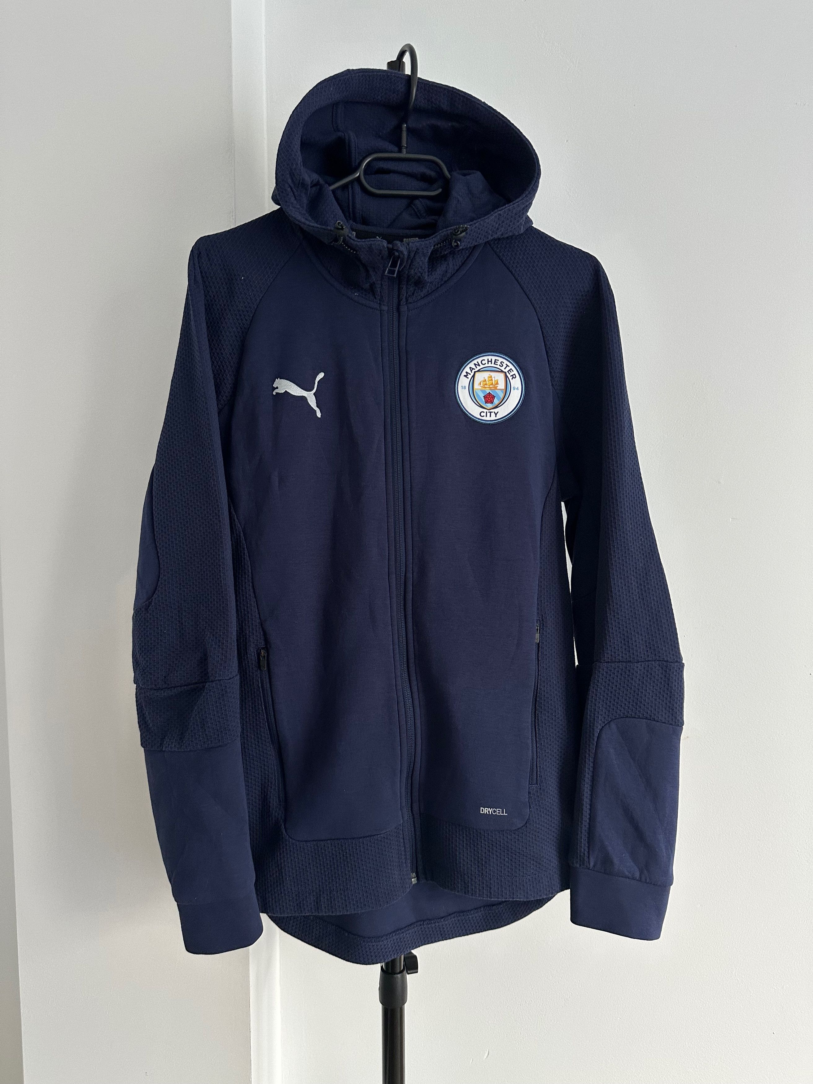 Puma Puma Manchester City Men's Hooded Slim Fit Jacket Size US M / EU 48-50 / 2 - 2 Thumbnail