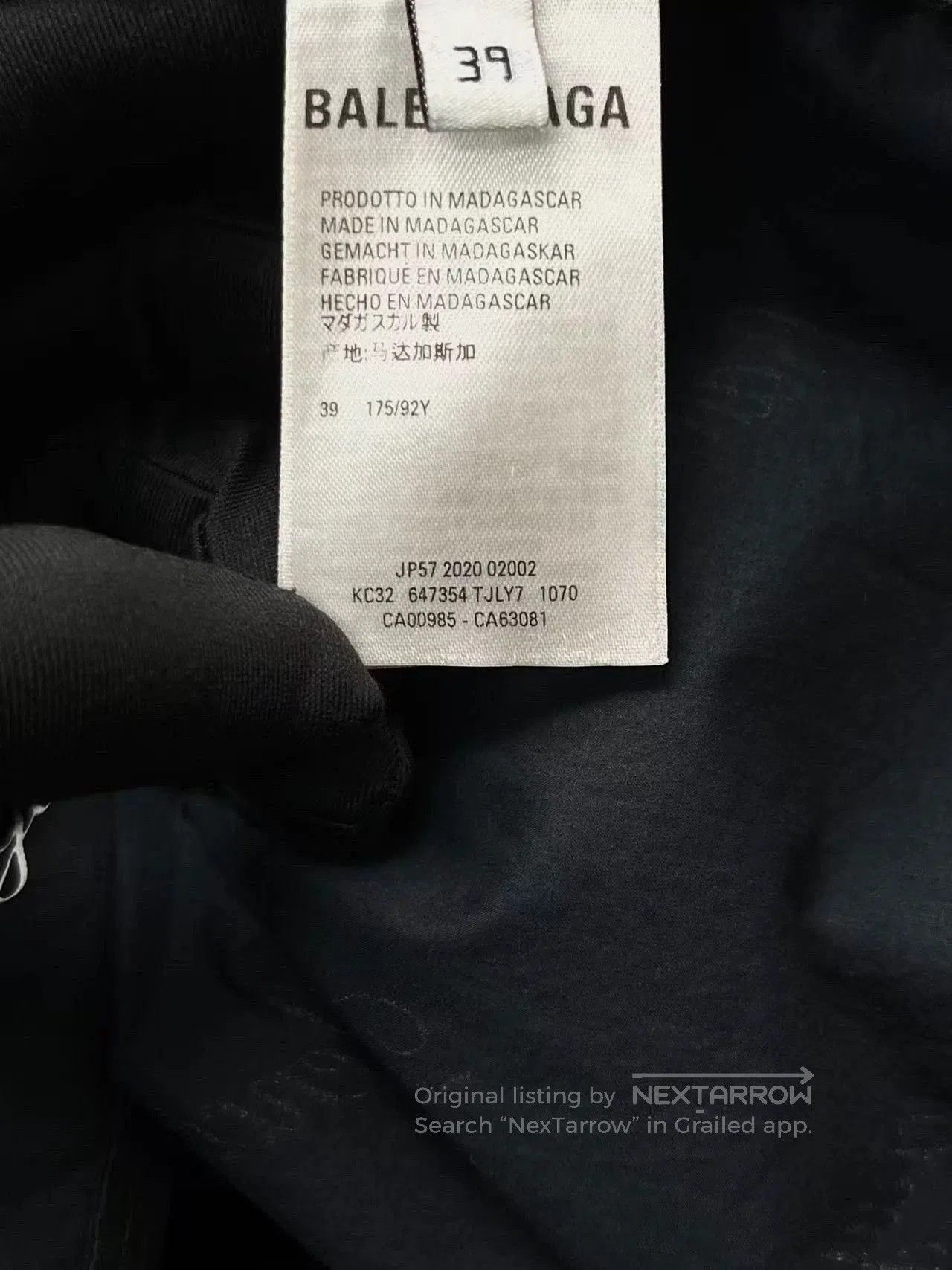 Balenciaga Balenciaga Logo Print Short Sleeve Shirt. Size US M / EU 48-50 / 2 - 5 Thumbnail