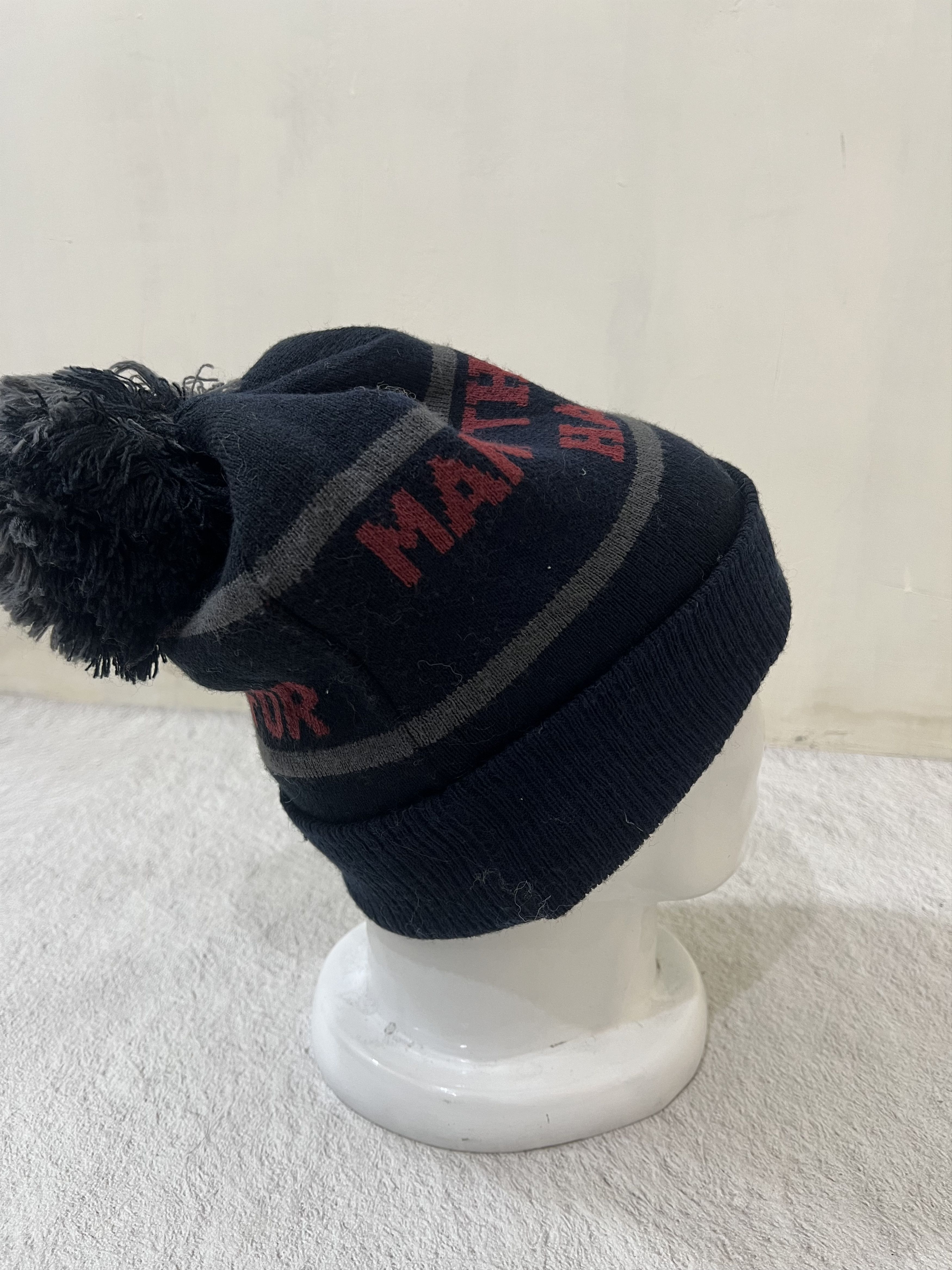 Japanese Brand 2000s Pierre Balmain Poem Knit Beanie Hat y2k Lgb Ifsix Size ONE SIZE - 5 Thumbnail
