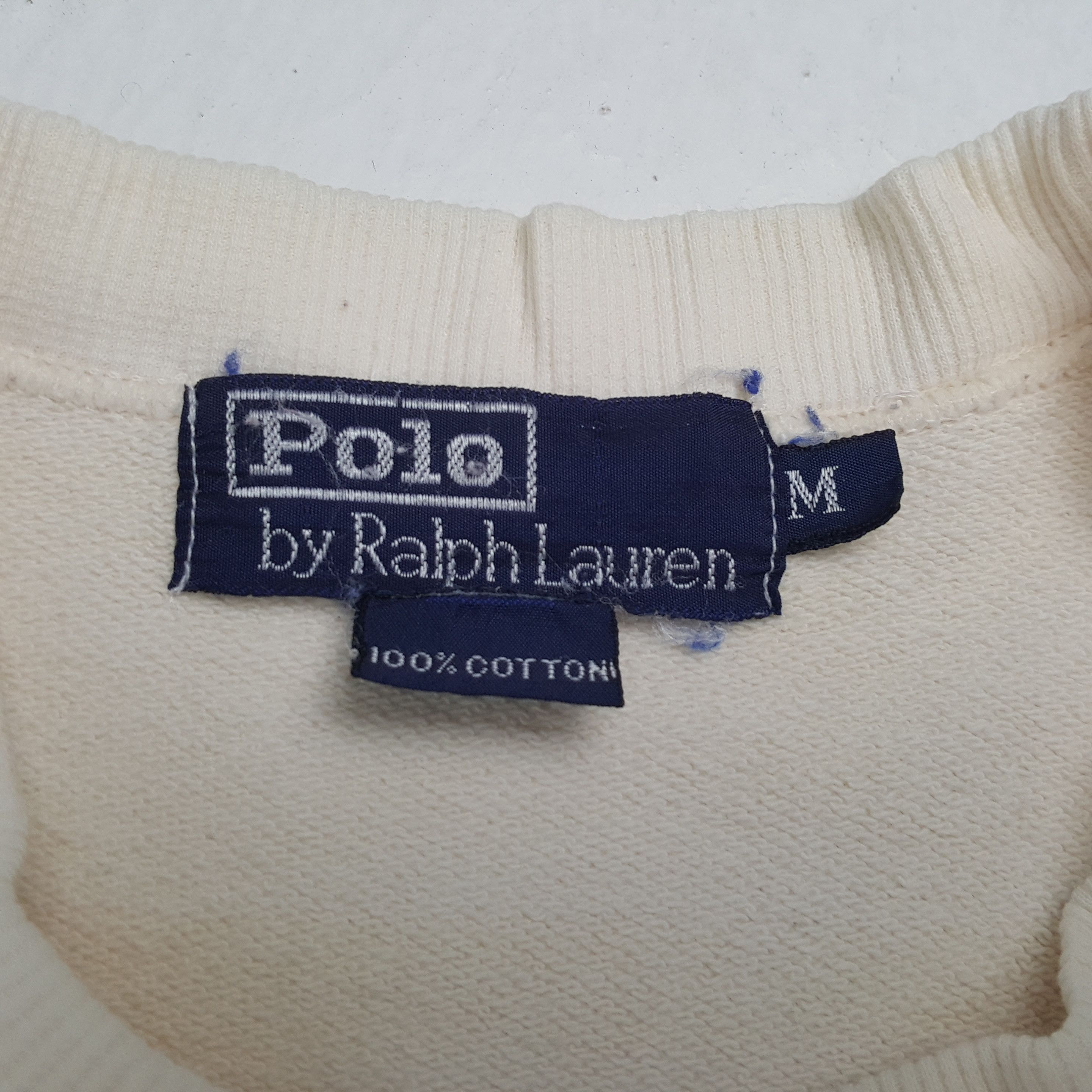 Polo Ralph Lauren × Vintage POLO by RALPH LAUREN Fashion Spellout Design Sweatshirt Size US M / EU 48-50 / 2 - 8 Thumbnail
