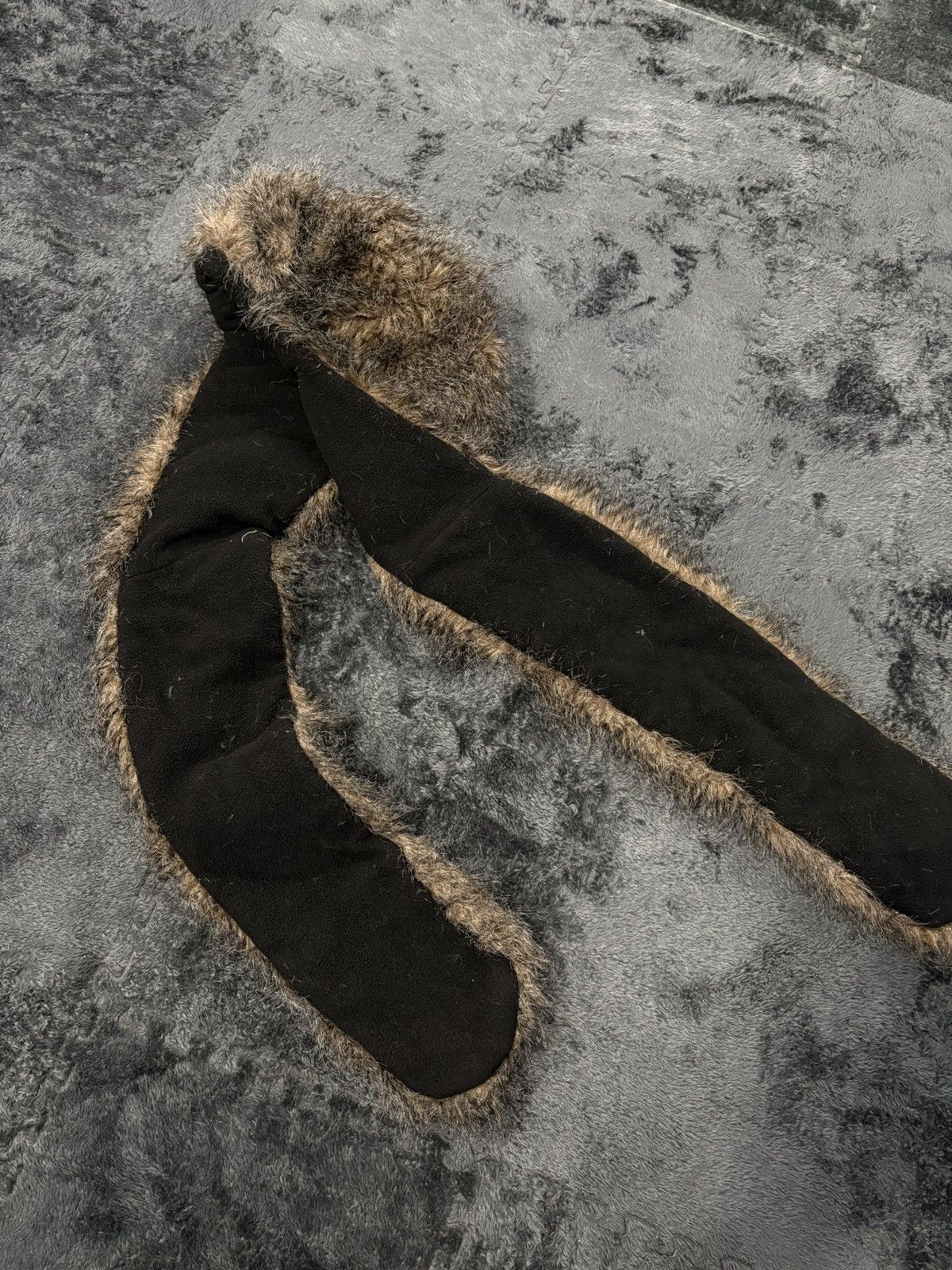 Japanese Brand Ushanka Y2K Trapper Hat Furry Mohair Fuzzy Fur Hat Size ONE SIZE - 4 Thumbnail