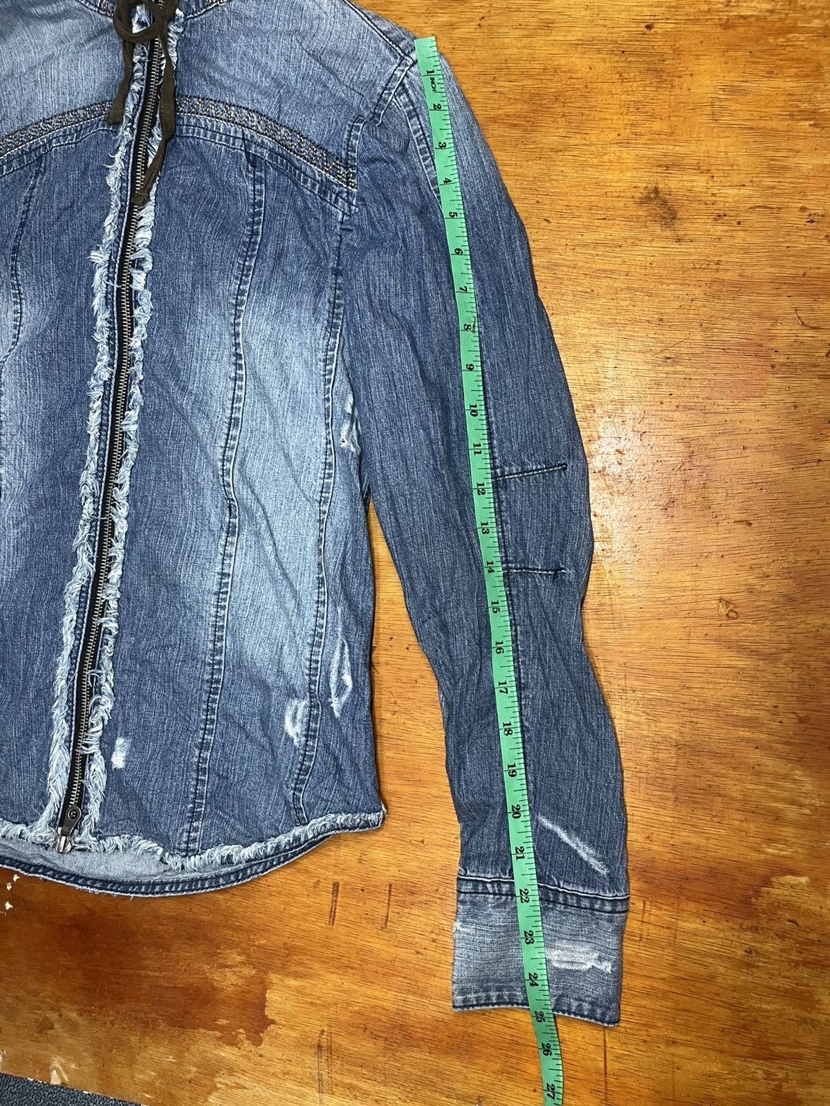 PPFM Authentic PPFM Jeans Denim Jacket Full Zipper Size US S / EU 44-46 / 1 - 10 Thumbnail