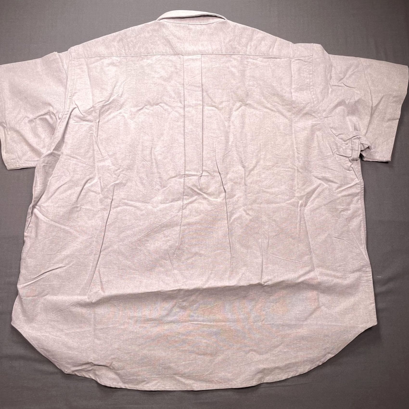 Vintage LAFUDGE OUR MAN Shirt Mens 2XL Gray Short Sleeve Button Up Organic Cotton Size US XXL / EU 58 / 5 - 6 Thumbnail