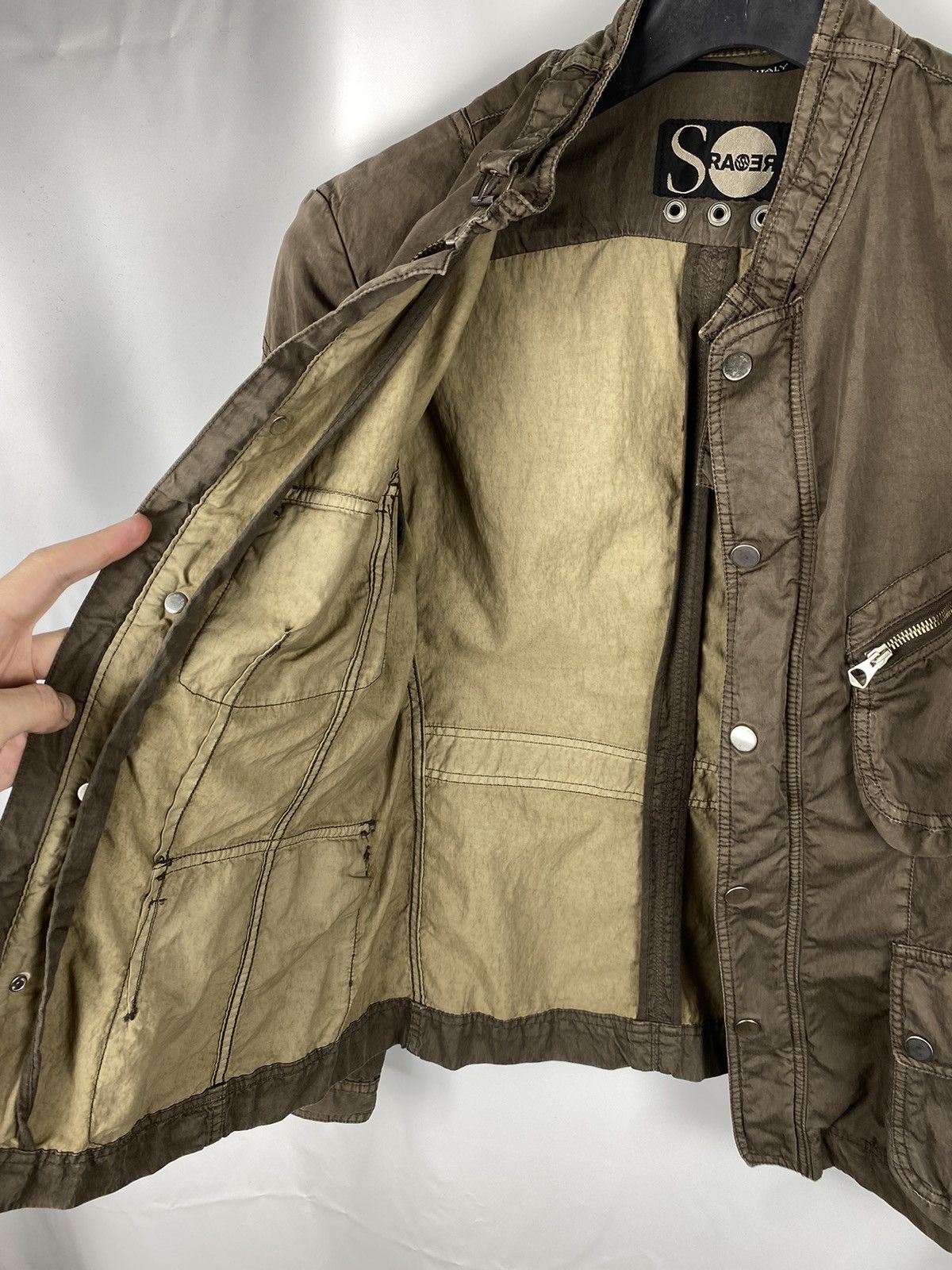 Other RA-RE Made In Italy Cotton-Nylon Zip Jacket size 46 Size US S / EU 44-46 / 1 - 14 Thumbnail