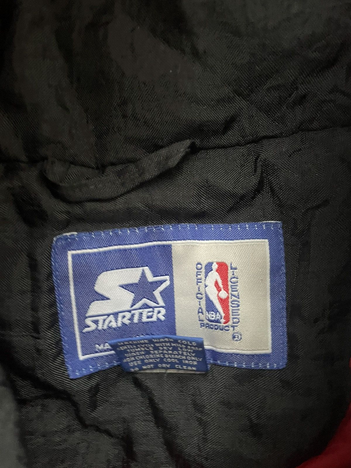 NBA × Starter × Vintage Rare NBA Chicago Bulls Jacket Bomber vintage 90’s Size US XL / EU 56 / 4 - 7 Thumbnail