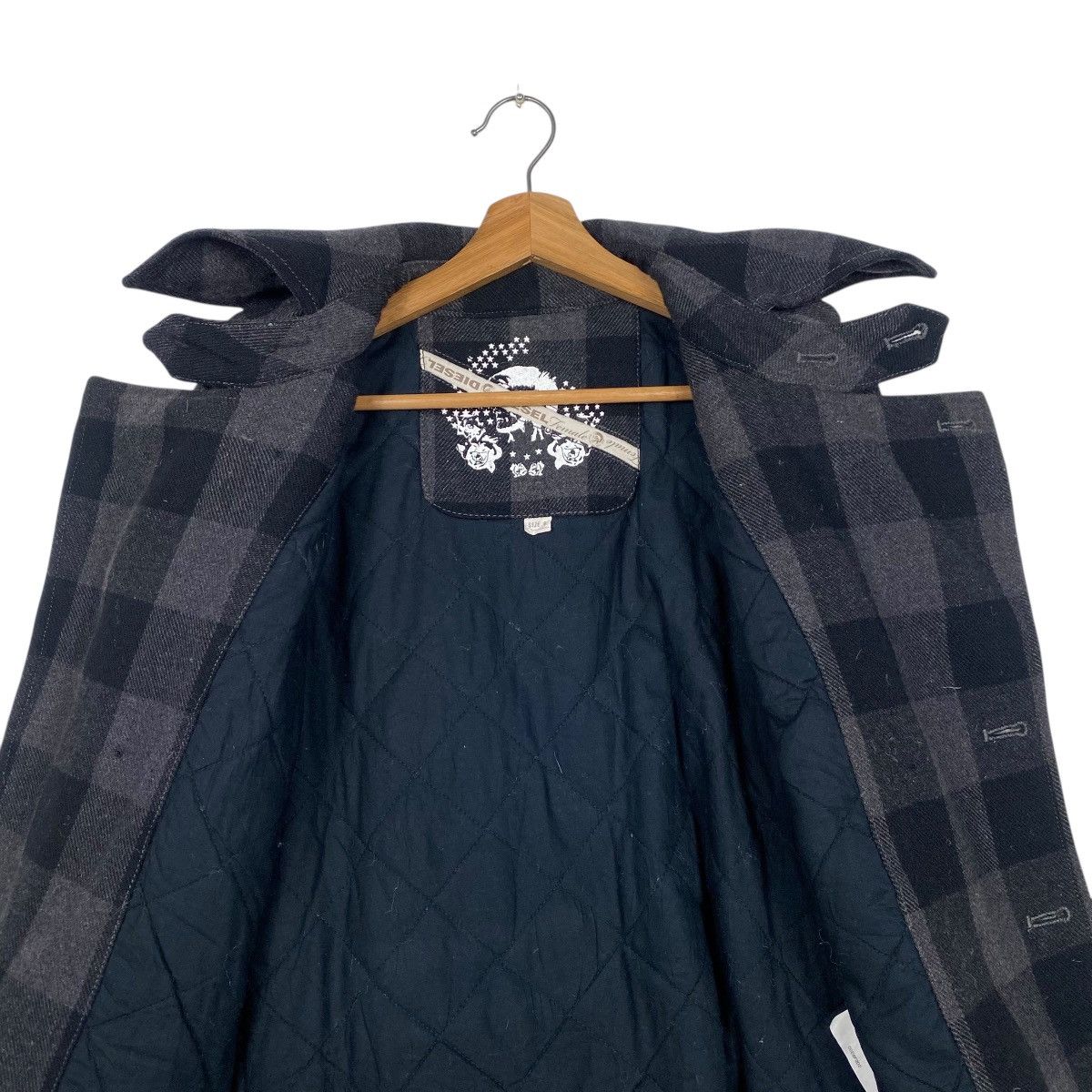 Diesel Diesel double breasted tartan jacket Size US S / EU 44-46 / 1 - 12 Thumbnail