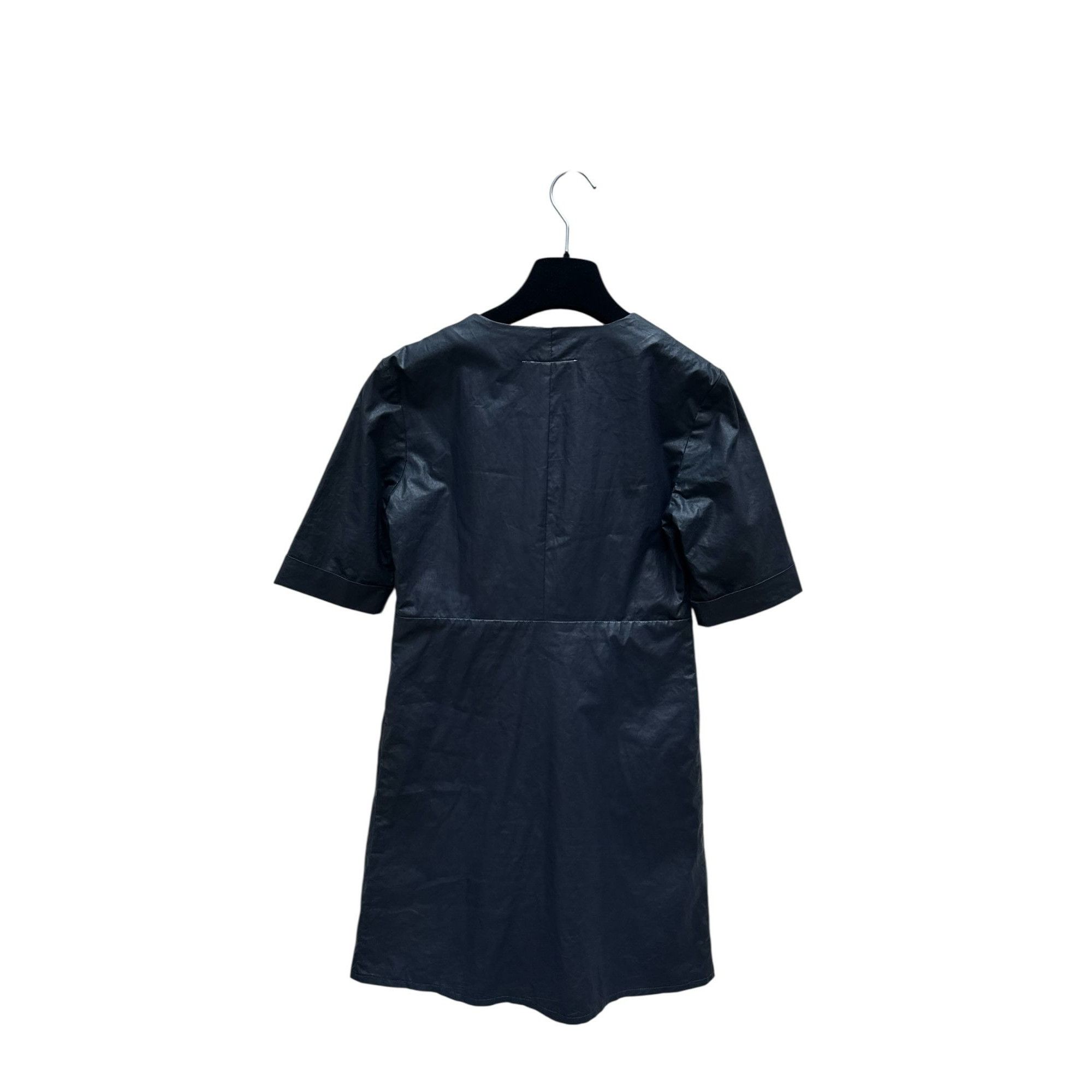 Maison Margiela FW 2007 Navy Coated Dress Size S / US 4 / IT 40 - 3 Thumbnail
