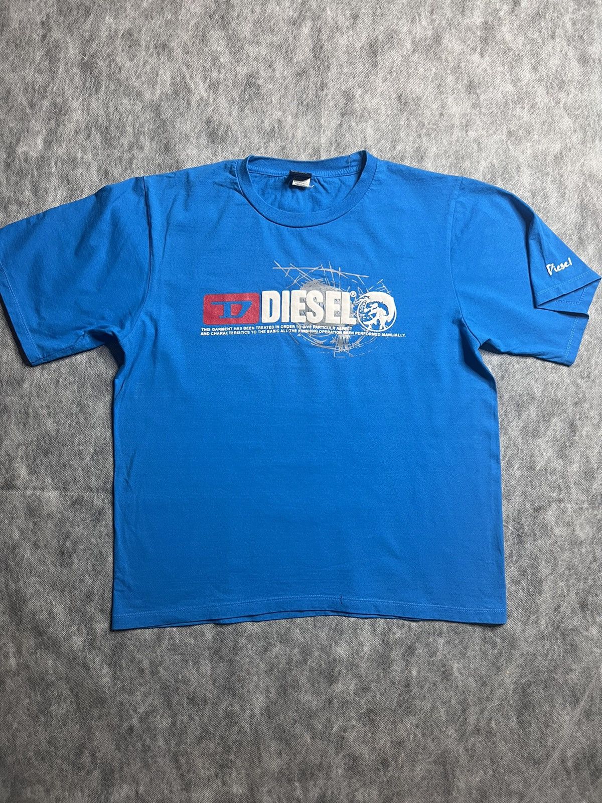Diesel Diesel Vintage Tee Big Logo Y2K Size US XL / EU 56 / 4 - 1 Thumbnail