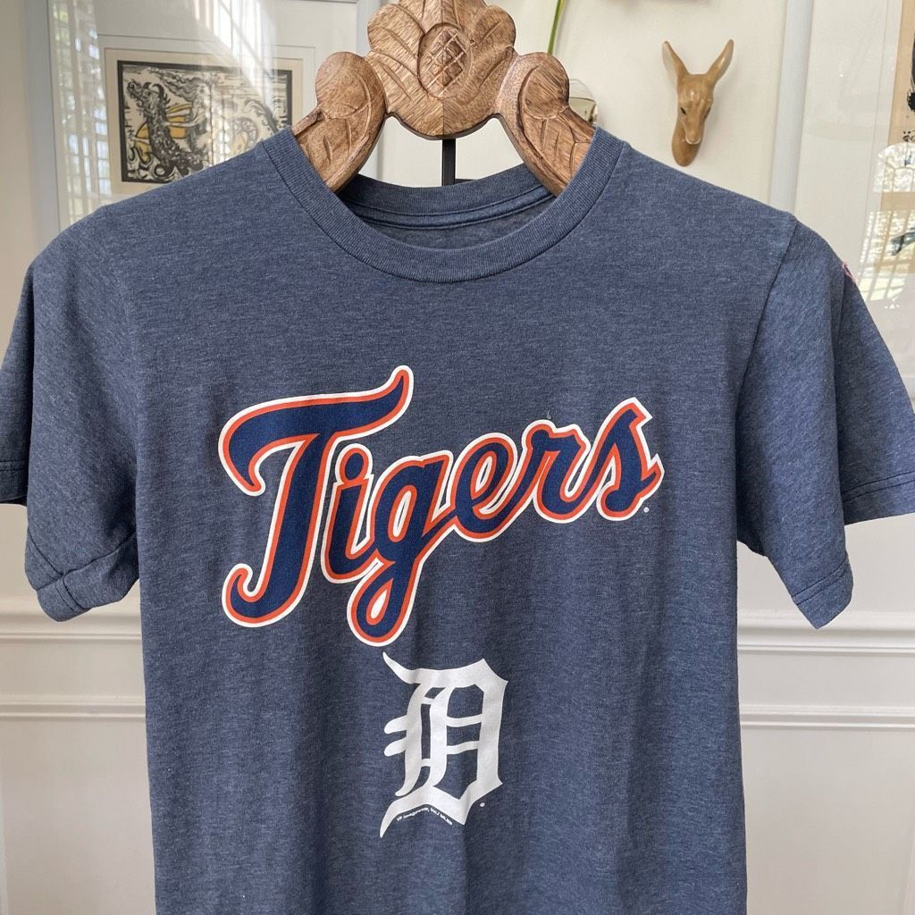 MLB MLB Detroit Tigers Blue Heather Tshirt S Size US S / EU 44-46 / 1 - 1 Thumbnail