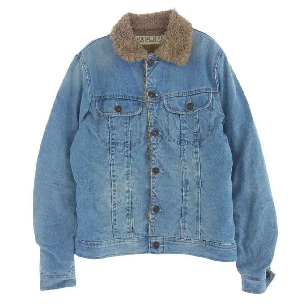 20471120 G.O.A garment La-02 denim jacket lining sherpa Size US M / EU 48-50 / 2 - 1 Thumbnail