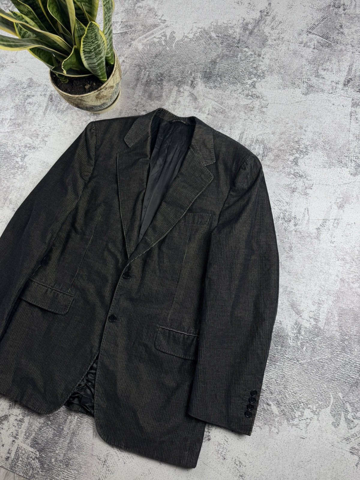 Canali CANALI Corduroy Velvet Classic 90S Blazer Suit Jacket Size 50R - 3 Thumbnail