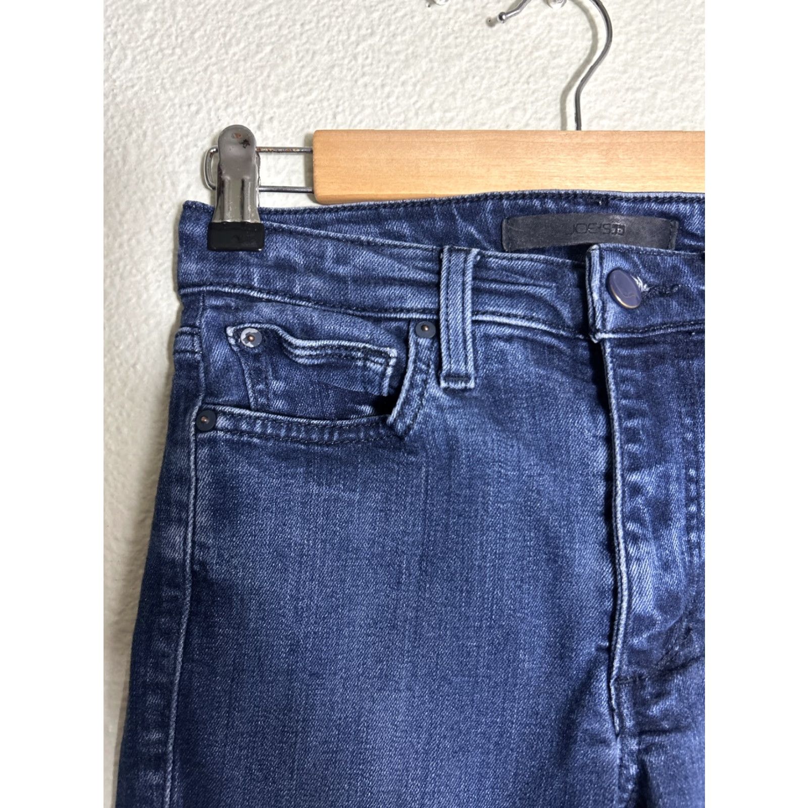 Vintage Joe's Jeans Jeans 25 Dark Wash The Charlie High Rise Skinny 25x25 Womens Blue Size 42" / US 20 - 4 Thumbnail