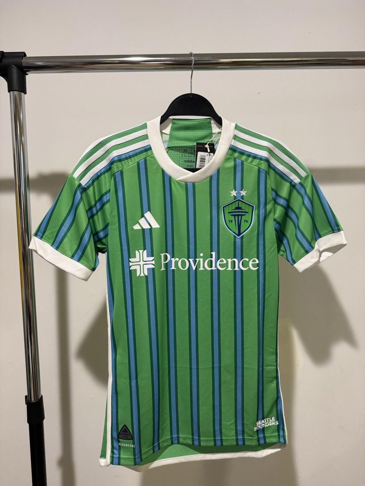 Adidas New Mens Seattle Sounders FC 2024/25 Home Jersey Size ONE SIZE - 1 Thumbnail