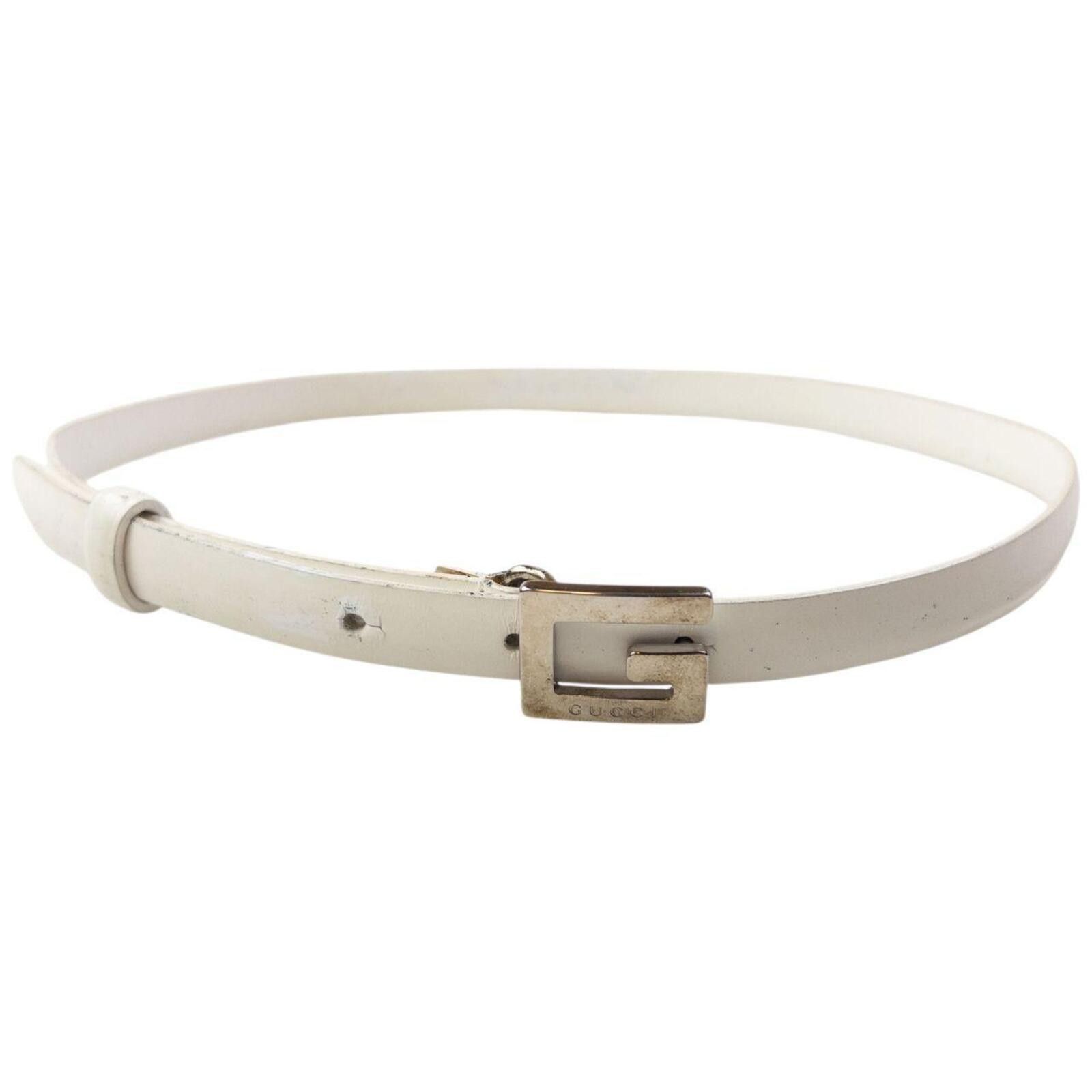 Gucci Vintage 2000s Gucci Leather Belt Size W24 Size ONE SIZE - 4 Thumbnail