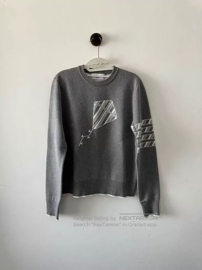 Thom Browne Thom Browne Kite Pattern Sweater Size US S / EU 44-46 / 1 - 1 Thumbnail