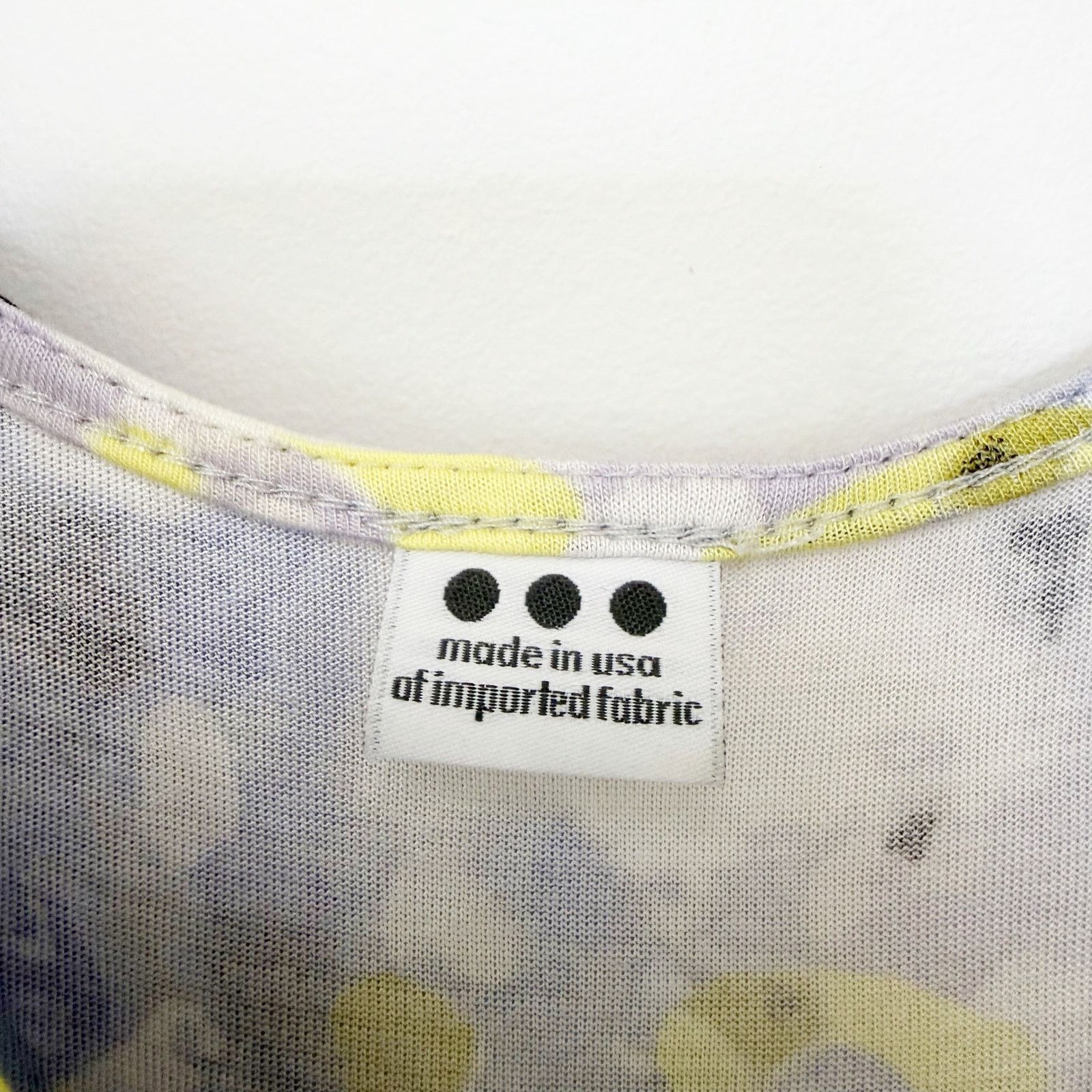 Other Three Dots Purple Yellow Black Printed Tank Top Dress Sz XS Size XS / US 0-2 / IT 36-38 - 3 Thumbnail