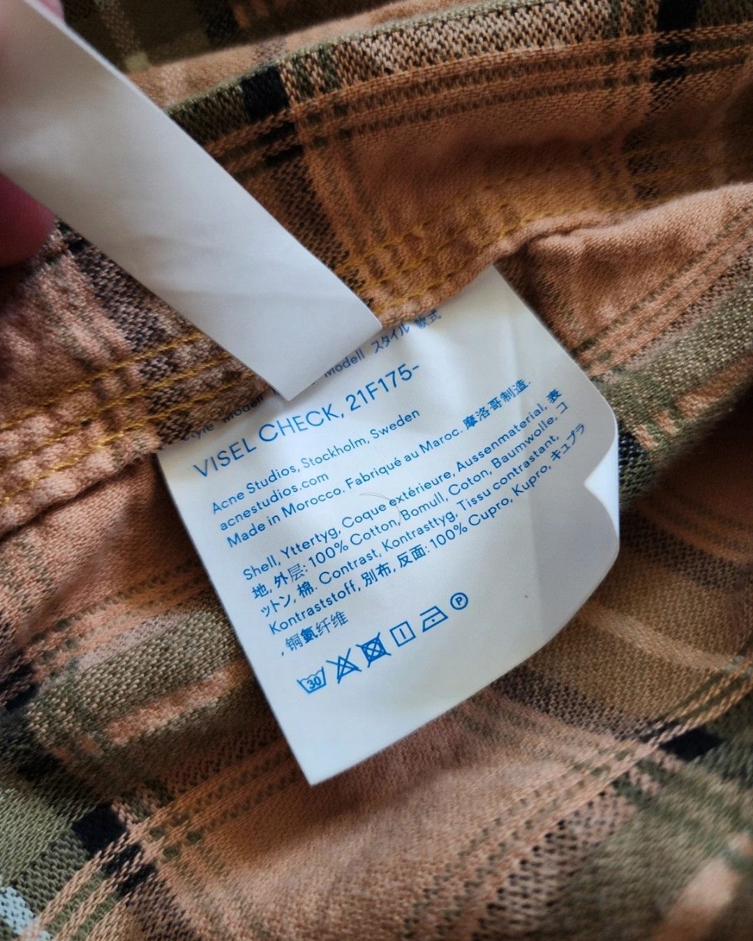Acne Studios Acne Studios Vesel Check shirt Size US M / EU 48-50 / 2 - 5 Thumbnail