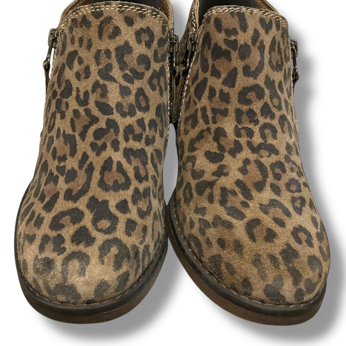 Hush Puppies Hush Puppies Mazin Cayto Cheetah Print Zip Up Ankle Booties Size US 8 / IT 38 - 3 Thumbnail