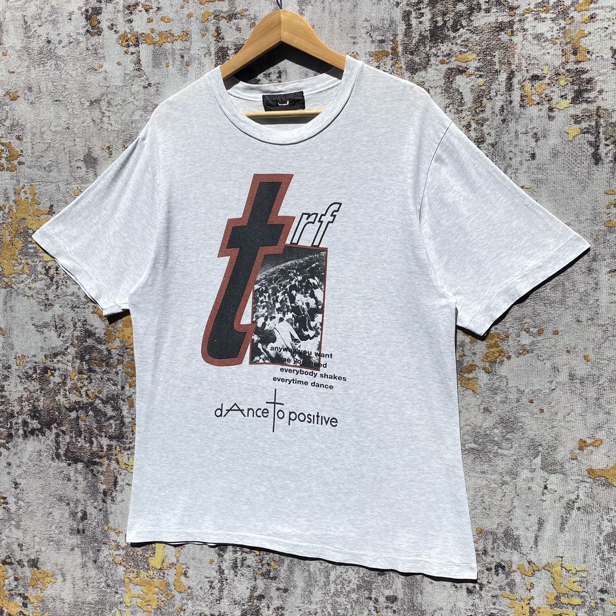 Band Tees × Japanese Brand × Vintage Vintage 90s TRF dAnce to positive Shirt Japanese Pop Band Size US M / EU 48-50 / 2 - 3 Thumbnail
