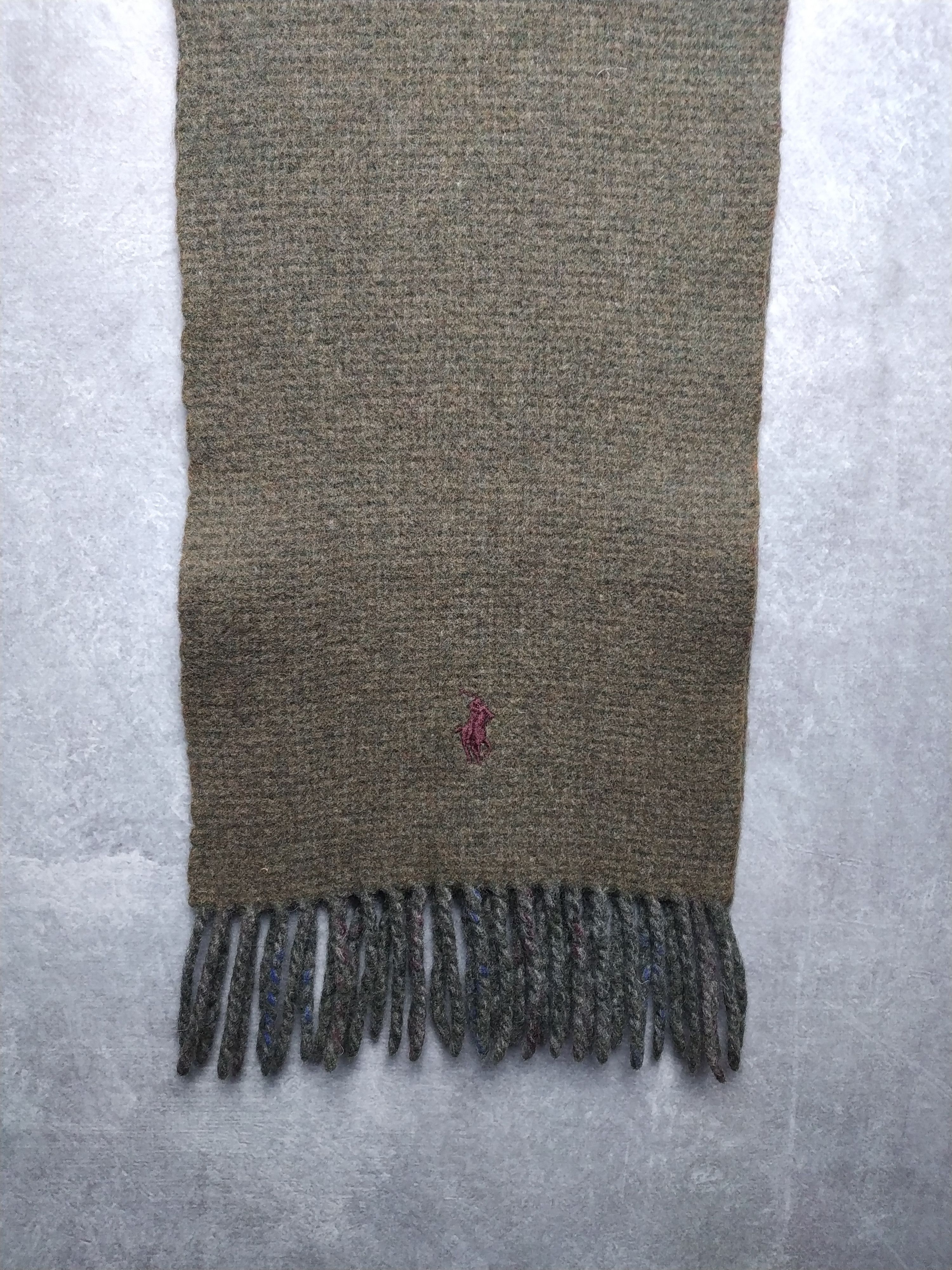 Polo Ralph Lauren Vintage Polo Ralph Lauren Scarf Wool Scarves Size ONE SIZE - 8 Thumbnail