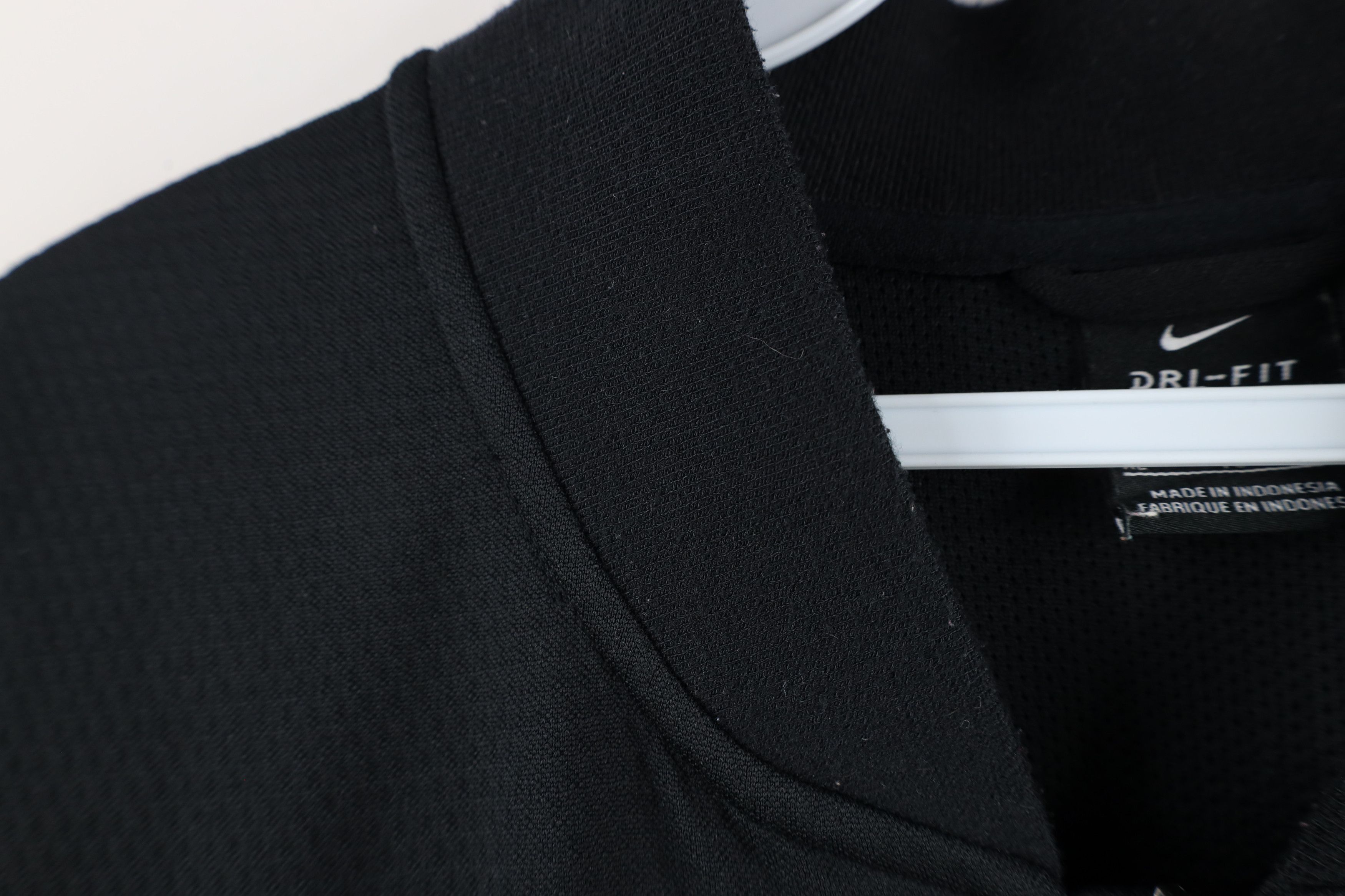 Nike × Vintage Nike Scott Mini Swoosh Knit Full Zip Bomber Jacket Black Size US XL / EU 56 / 4 - 5 Thumbnail