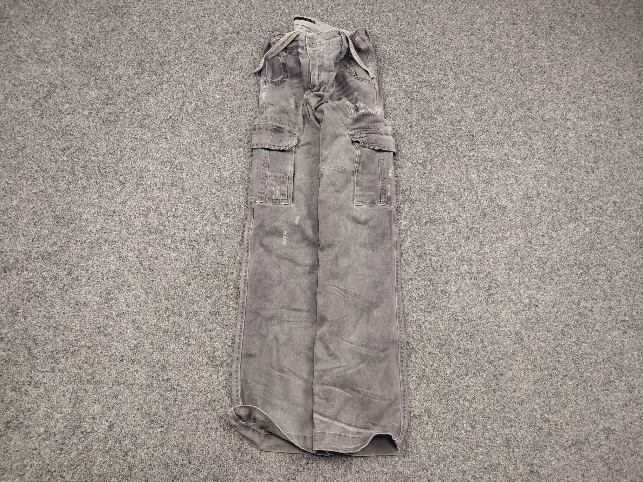 Alpha Industries Alpha Industries Straight Fabric Faded Gray Cargo Pants Size US 32 / EU 48 - 2 Thumbnail