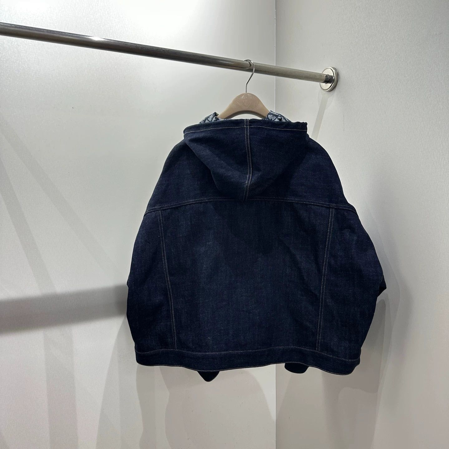 Christian Dior Monsieur Christian Dior 24FW Oblique denim jacket 36 cotton Size XS / US 0-2 / IT 36-38 - 2 Thumbnail
