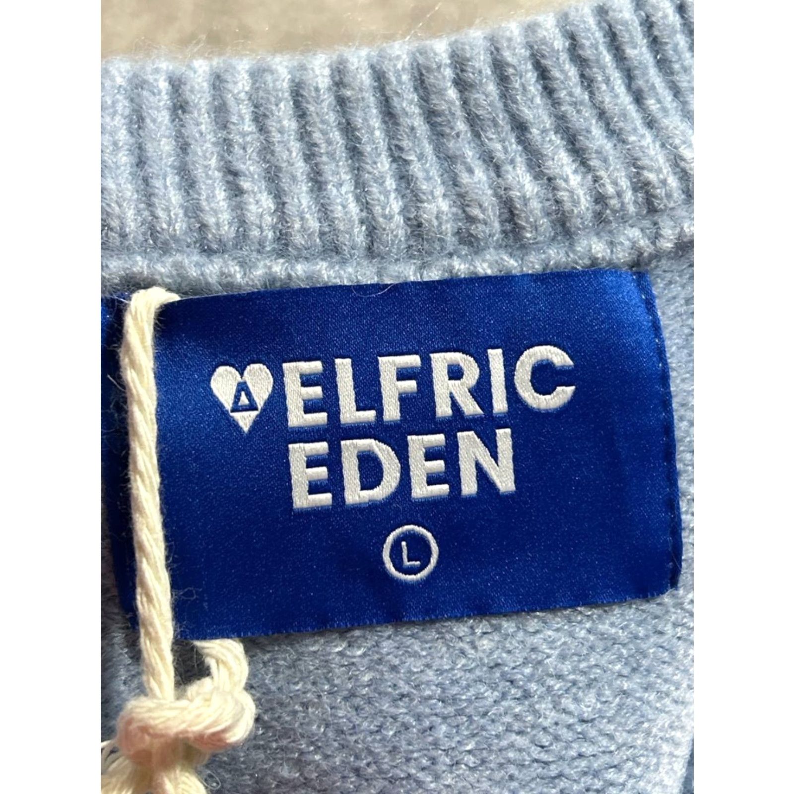 Vintage Aelfric Eden Oversized Sweater Mens L Blue Cable Knit Crew Neck Winter New Size US L / EU 52-54 / 3 - 4 Thumbnail