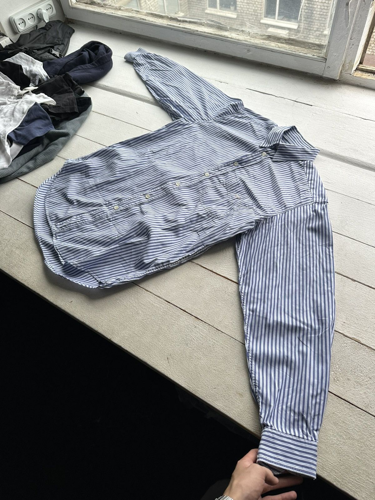 Emporio Armani RARE🚨 EMPORIO ARMANI JEANS VINTAGE SHIRT LUXURY BUTTON 90s Size US M / EU 48-50 / 2 - 2 Thumbnail