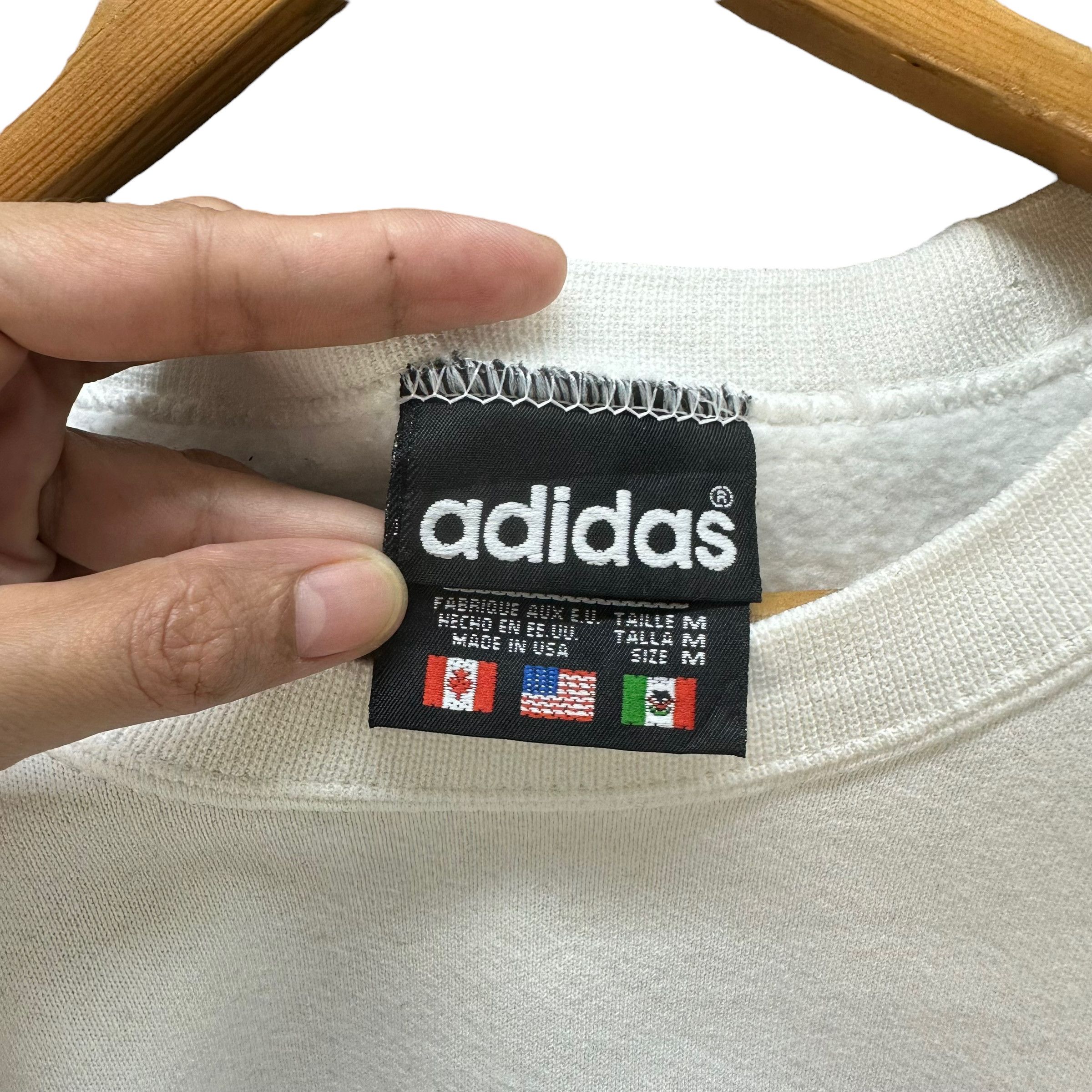 Adidas ADIDAS TRFOIL EMBROIDERY BIG LOGO SWEATSHIRTS #8467-010 Size US M / EU 48-50 / 2 - 6 Thumbnail