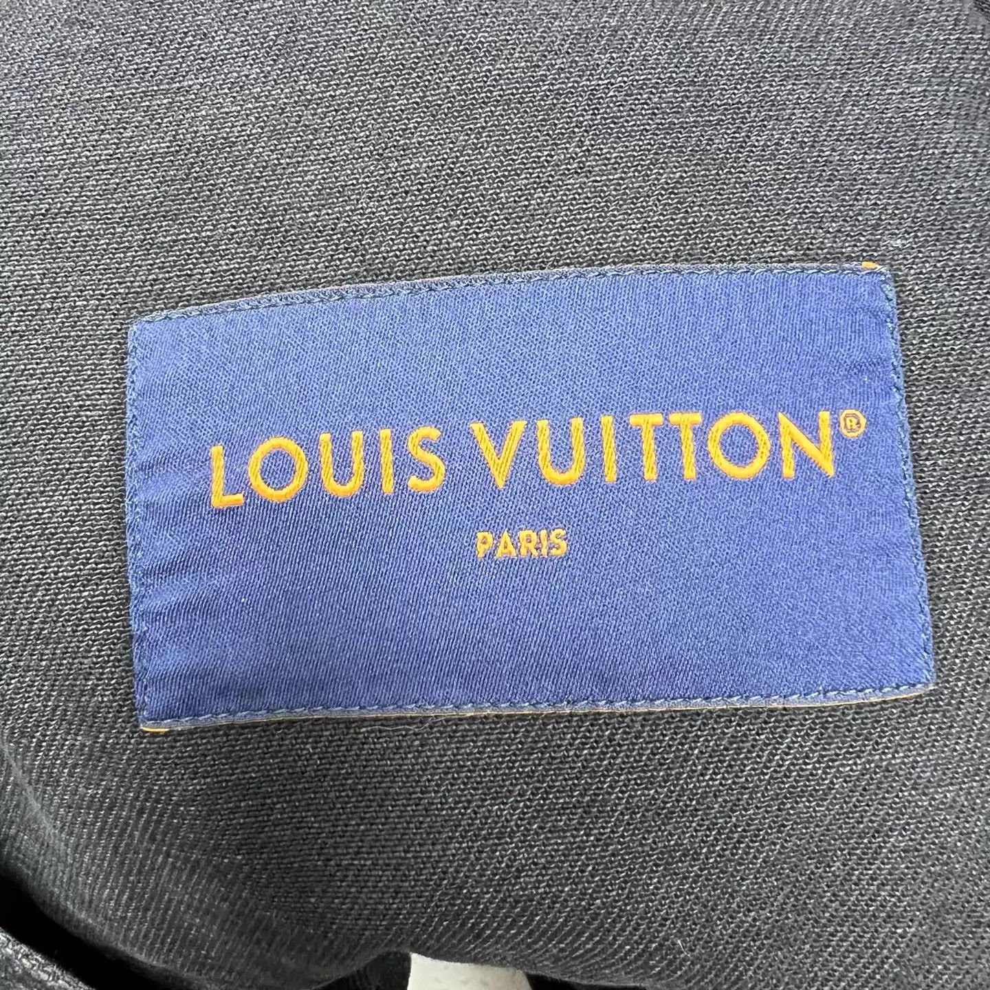 Louis Vuitton LV Black Lumberjack Washed Denim Jacket Size 56 Size US XL / EU 56 / 4 - 3 Thumbnail