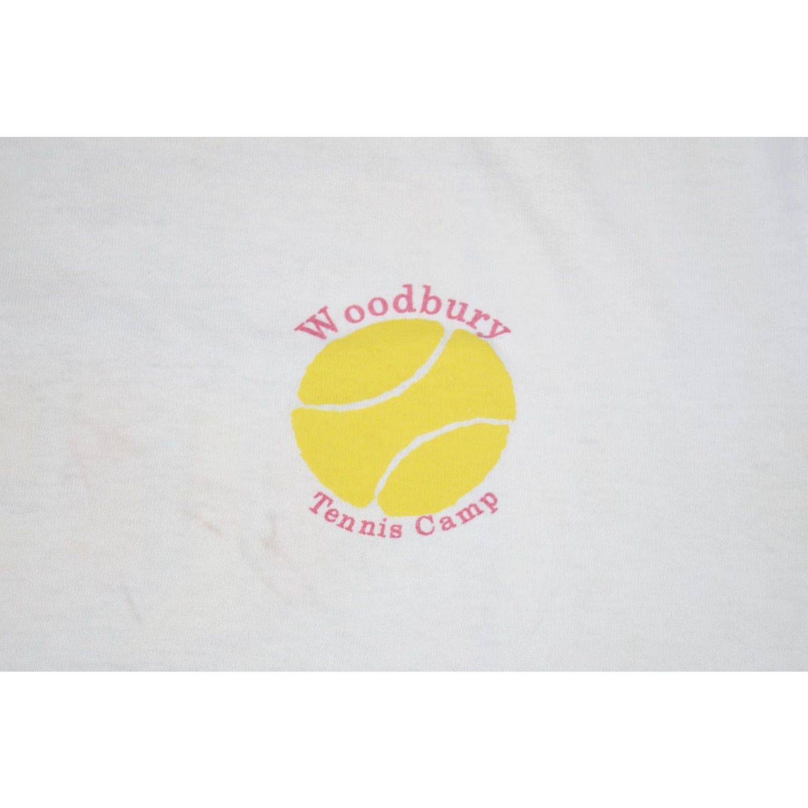 Dunlop VINTAGE ALLSPORT T-Shirt Shirt Men L White 90s Tennis Graphic Double-Sided Tropic Fish Abstract USA Tee L Mens Size US L / EU 52-54 / 3 - 2 Thumbnail