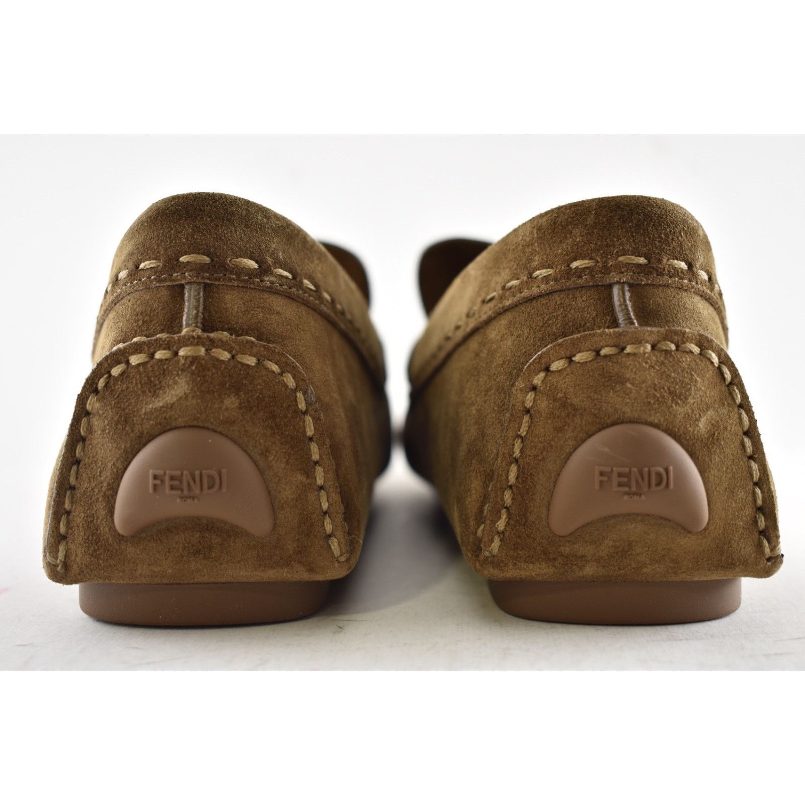 Fendi Fendi Driver Crosta Suede Brown Loafer Slip On US 12 Size US 12 / EU 45 - 15 Thumbnail