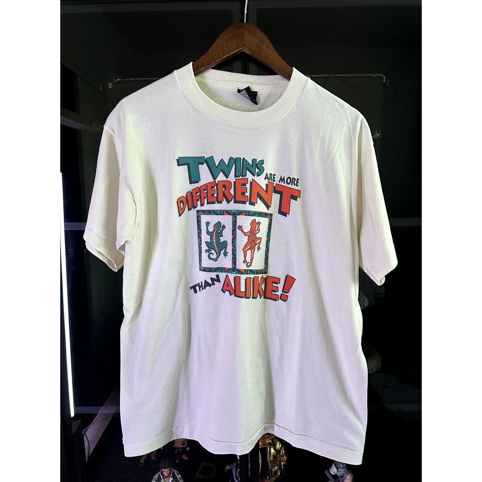 Fruit Of The Loom Vintage Twins Are More Different Than Alike T-Shirt Size L Size US L / EU 52-54 / 3 - 1 Thumbnail