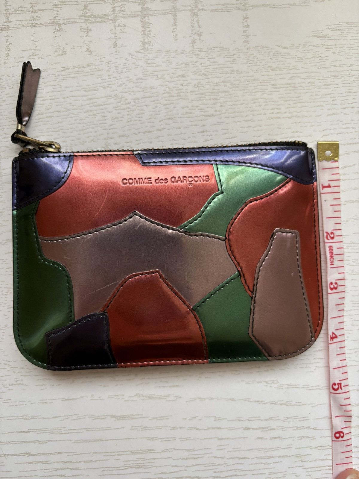 Comme des Garcons Comme Des garçon metallic patch zip wallet Size ONE SIZE - 7 Thumbnail