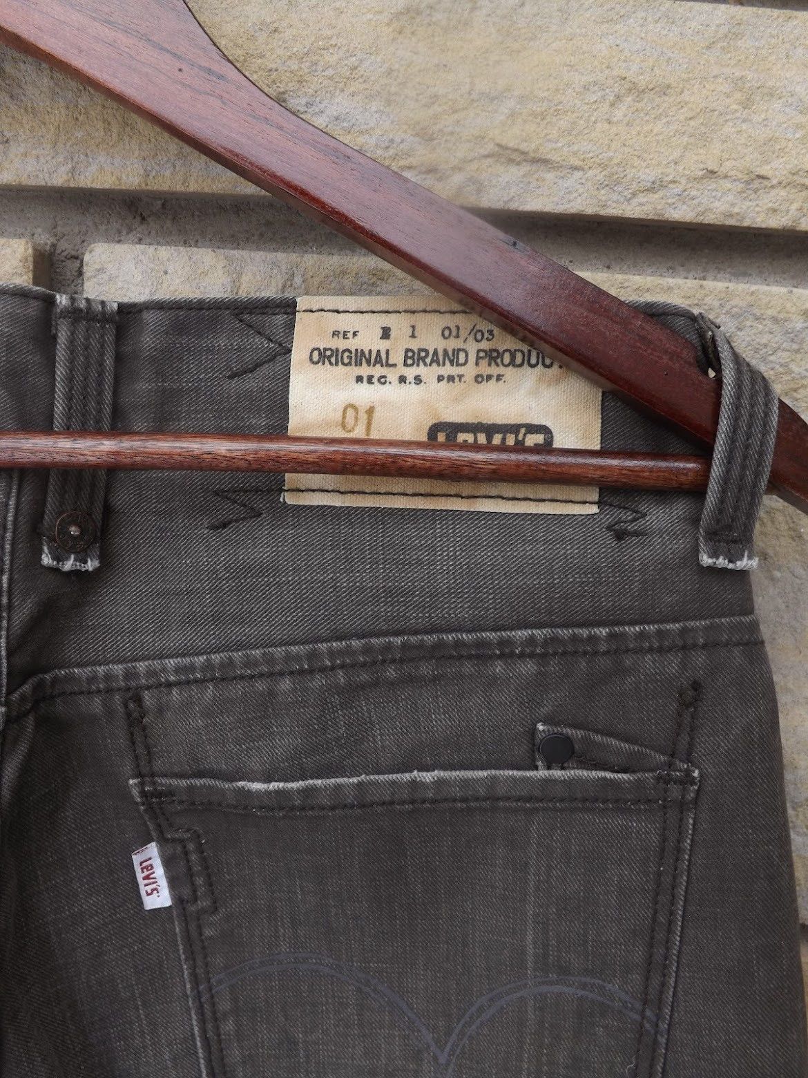 Levi's Vintage Clothing Vintage Levi’s Tab Twills Straight Fit Jeans Size US 30 / EU 46 - 5 Thumbnail