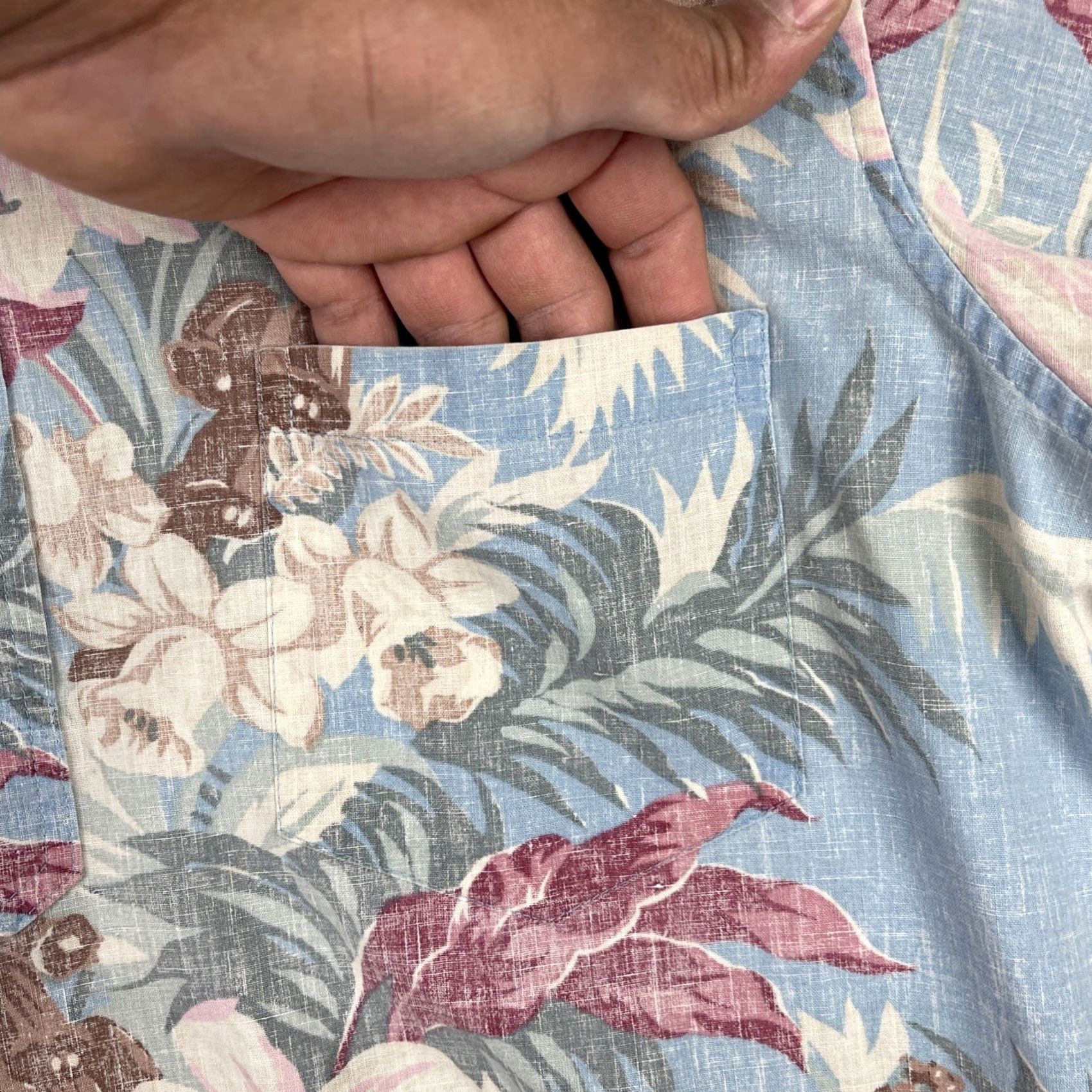 Reyn Spooner VINTAGE Reyn Spooner Shirt Mens Large Blue Button Down Hawaiian Aloha Reverse Print Size US L / EU 52-54 / 3 - 4 Thumbnail