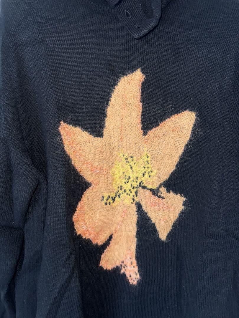Yohji Yamamoto yohji yamamoto pour homme 21AW floral turtleneck long sleeve Size US L / EU 52-54 / 3 - 2 Thumbnail