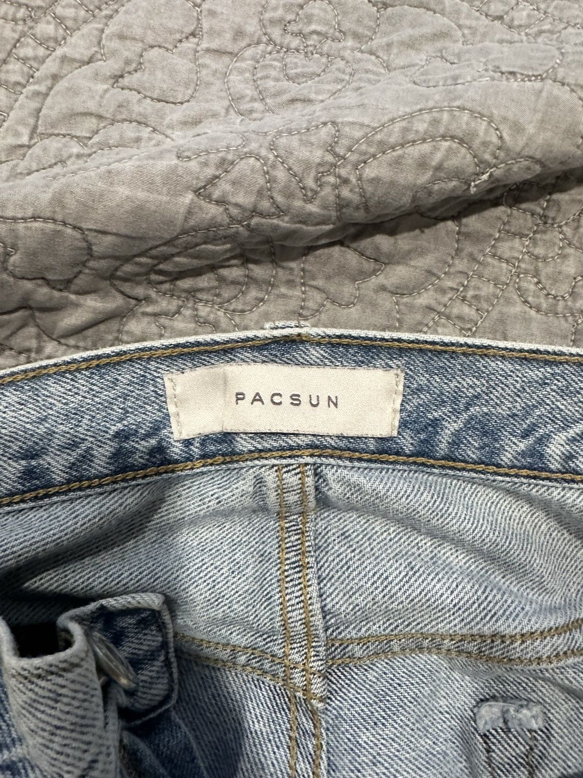 Pacsun Pacsun straight leg light blue jeans Size US 32 / EU 48 - 4 Thumbnail