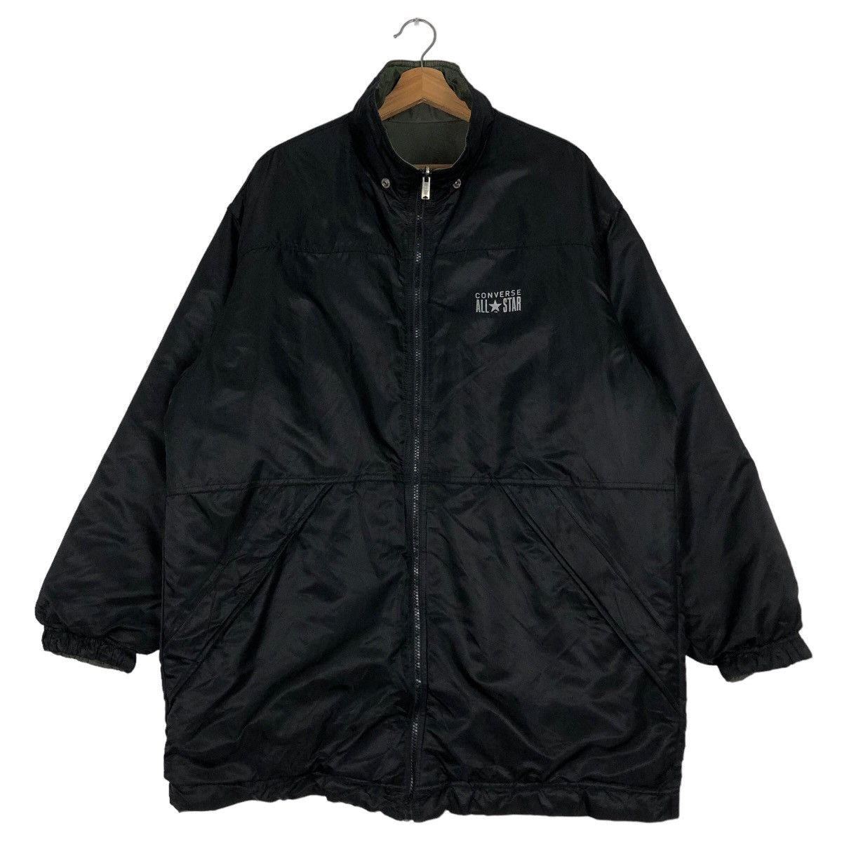 Japanese Brand 🔥Vintage Puffer Down Parka Jacket Converse All Star Size US M / EU 48-50 / 2 - 1 Thumbnail