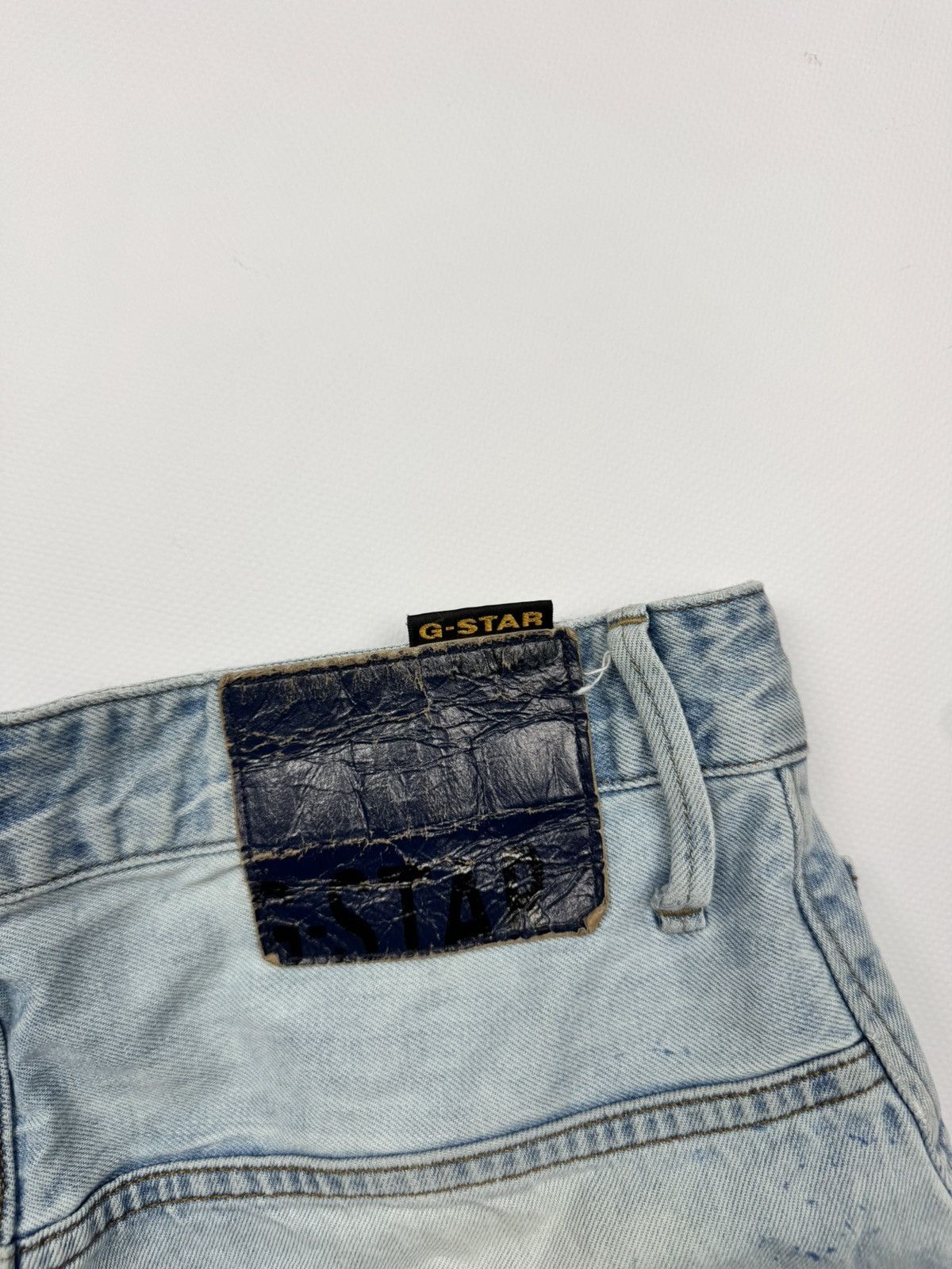 G-Star Vintage G-Star Raw Distressed Banana Cut Jeans Size US 31 - 17 Thumbnail