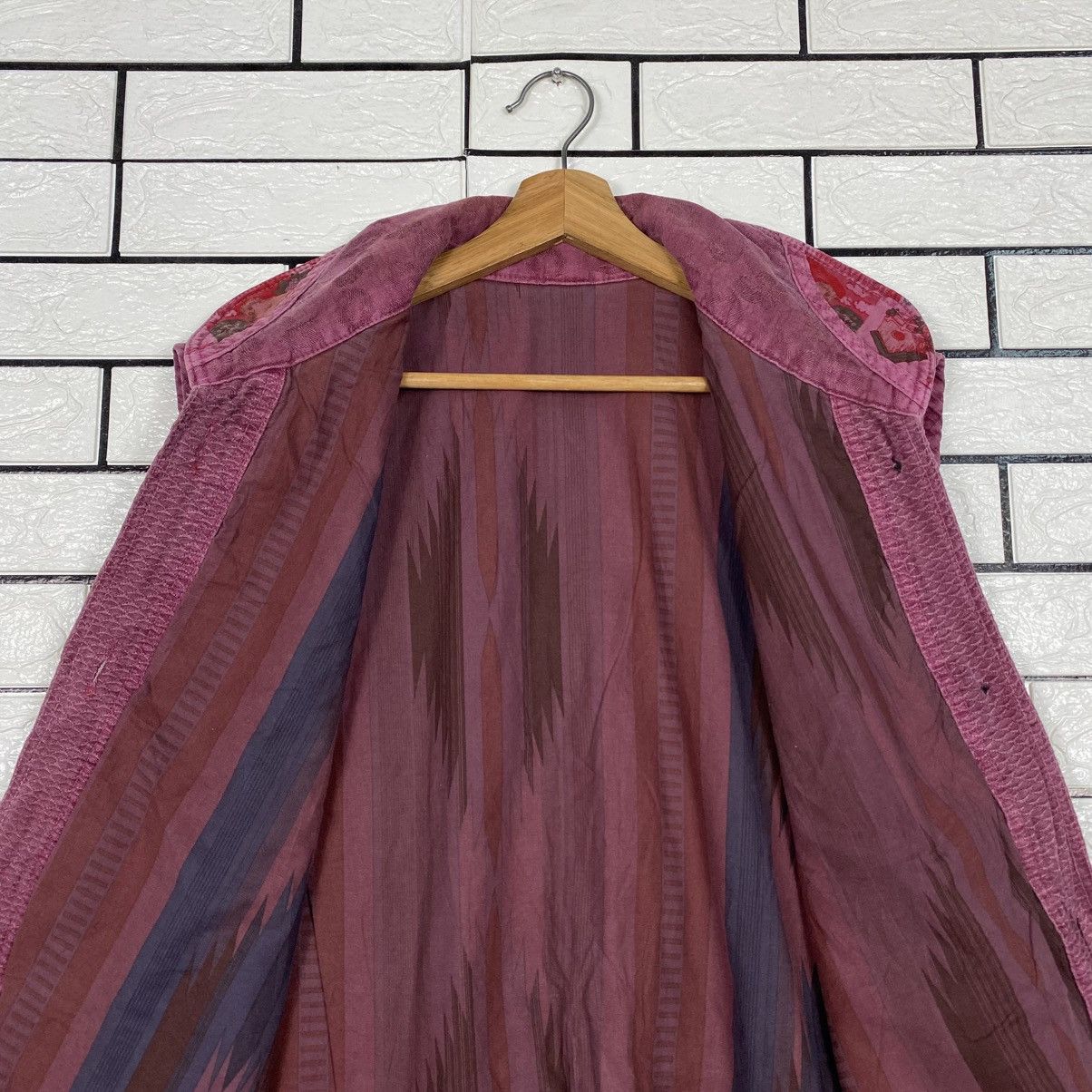 Japanese Brand 📌Patchwork Design Vest Jacket Unbranded Issey Miyake Size US M / EU 48-50 / 2 - 15 Thumbnail