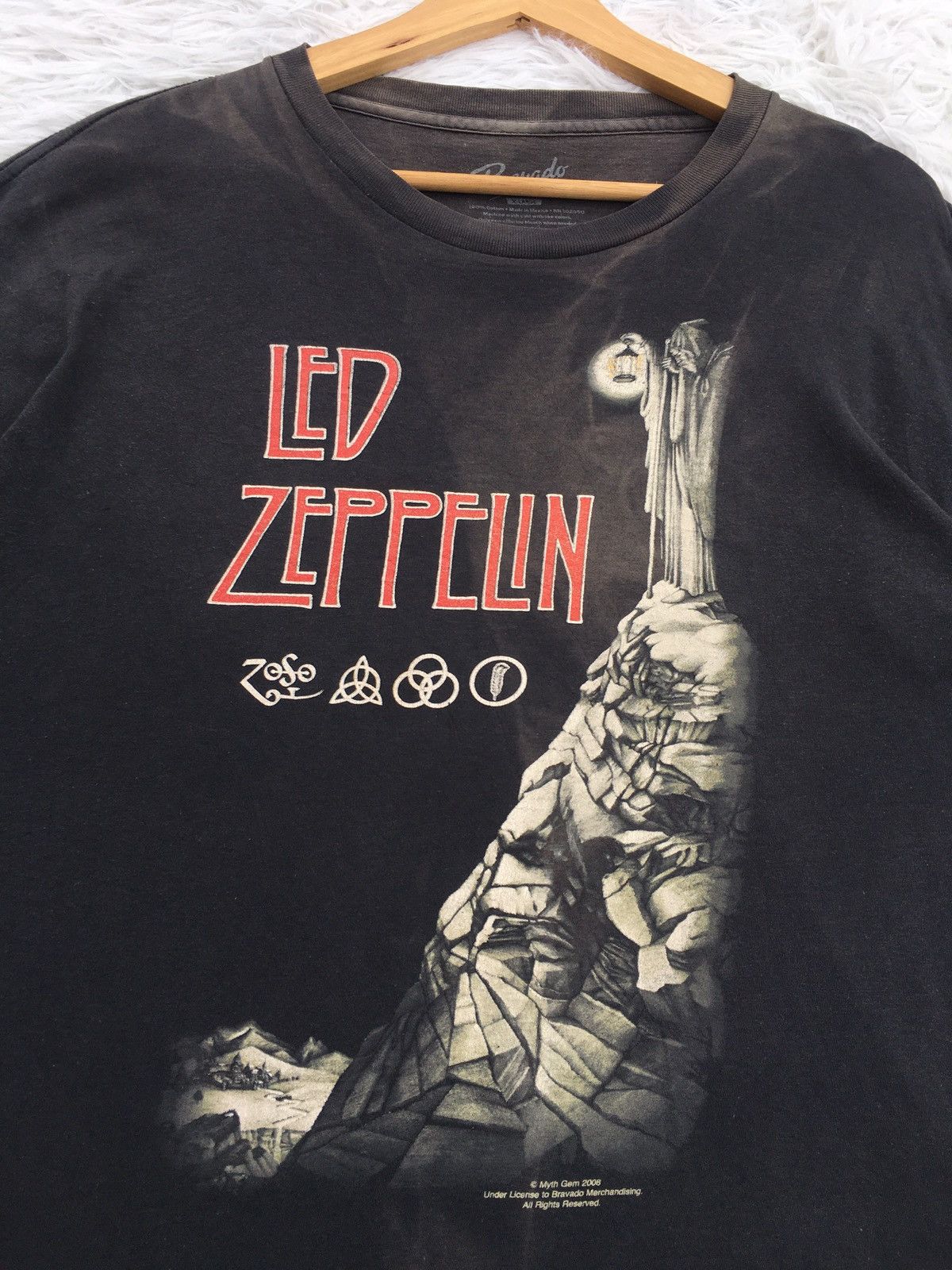 Band Tees Rare Vintage Led Zeppelin Tshirt Size US XL / EU 56 / 4 - 7 Thumbnail